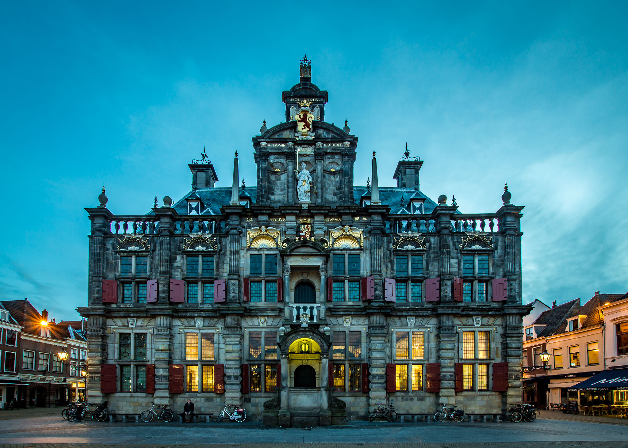 Sony SLT-A58 + Sigma 10-20mm F3.5 EX DC HSM sample photo. The old town hall of delft photography