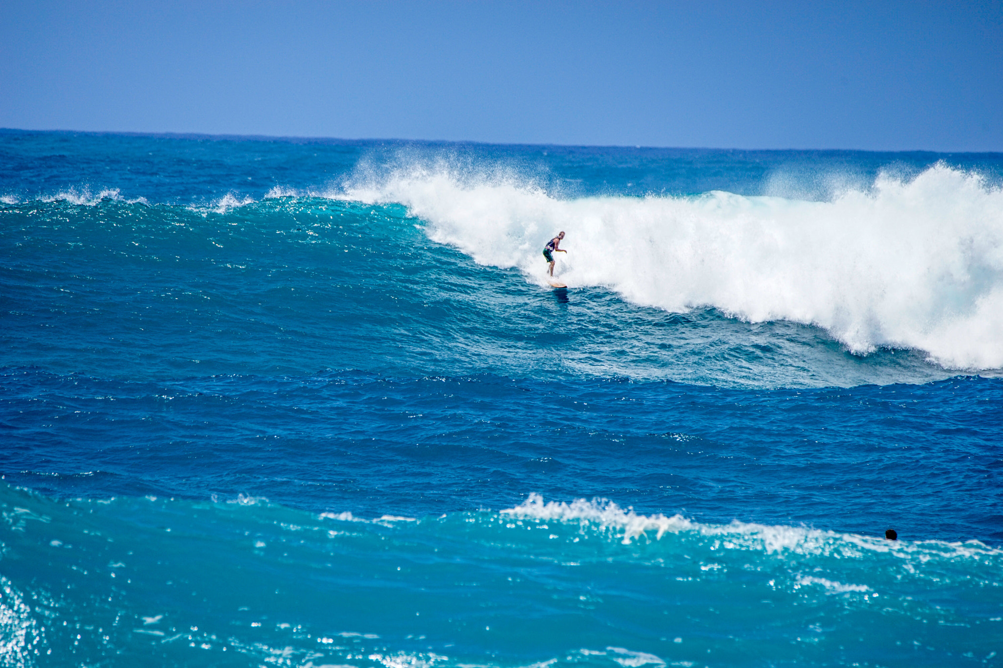 Sony a7 II + Tamron SP 150-600mm F5-6.3 Di VC USD sample photo. Surfing at waimea photography