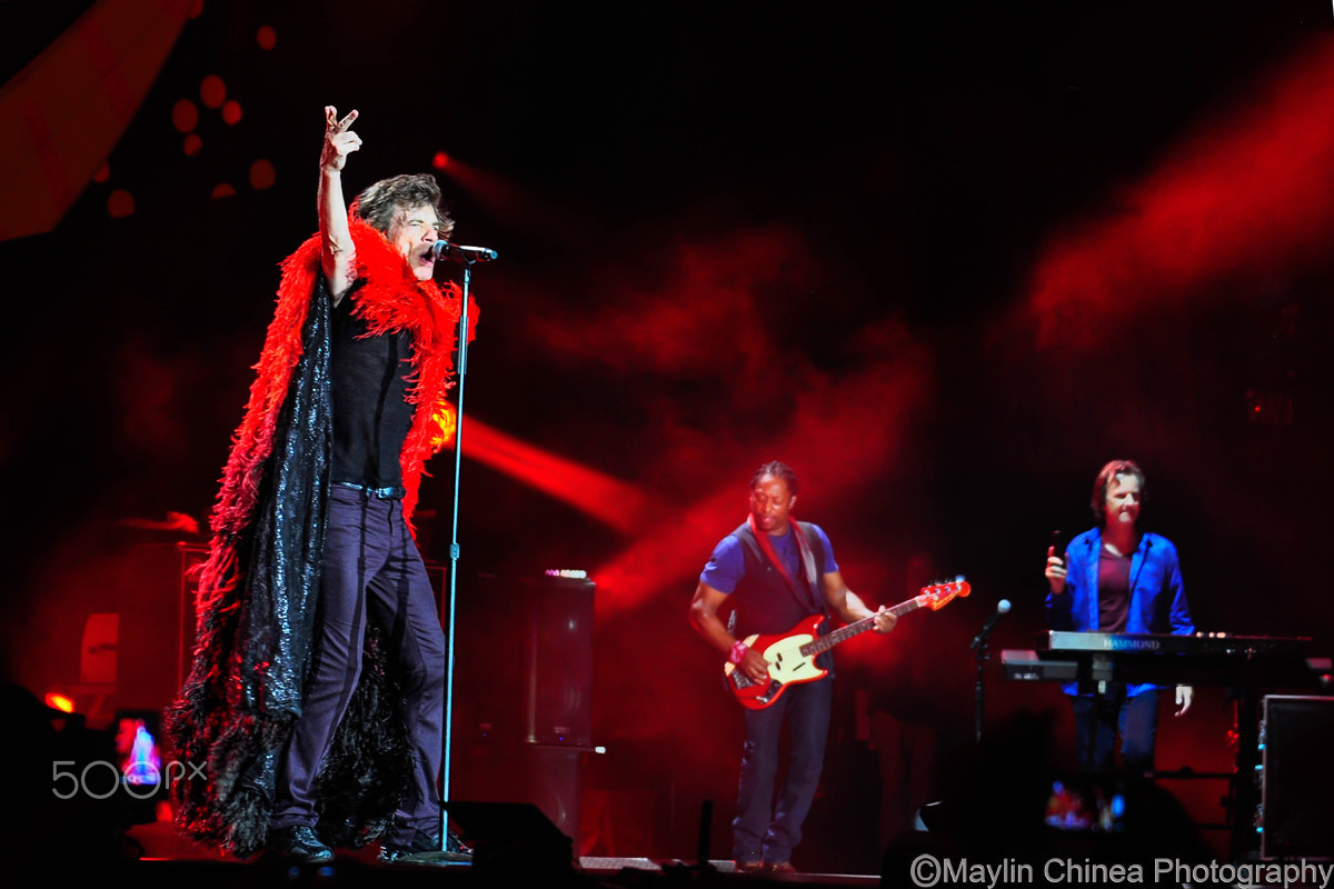 AF-S Zoom-Nikkor 80-200mm f/2.8D IF-ED sample photo. Mick jagger photography