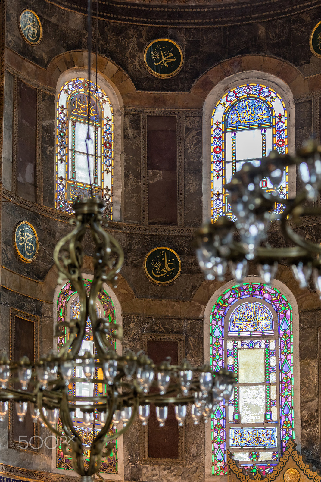 Canon EF 70-200mm F4L IS USM sample photo. Inside hagia sofia: lghts (istanbul 2016) photography