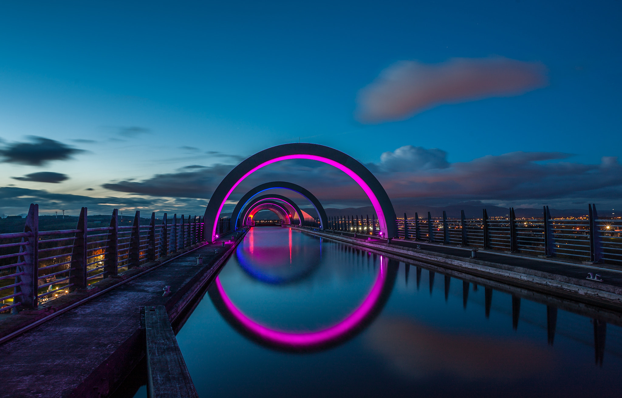 Sigma 24mm f/1.8 DG Macro EX sample photo. The falkirk wheel | scottish canals photography