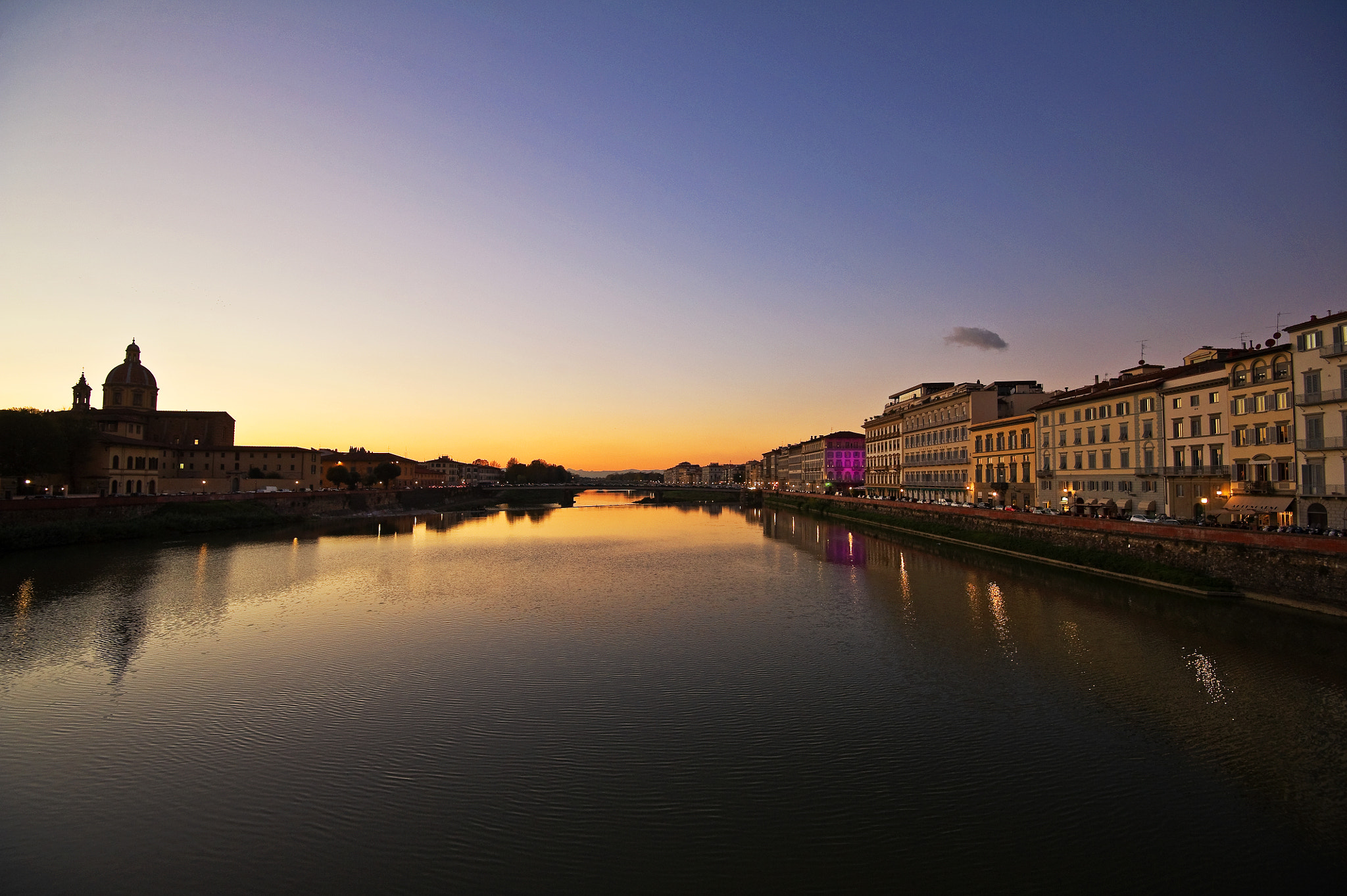 Nikon D3S sample photo. Florence sunset photography