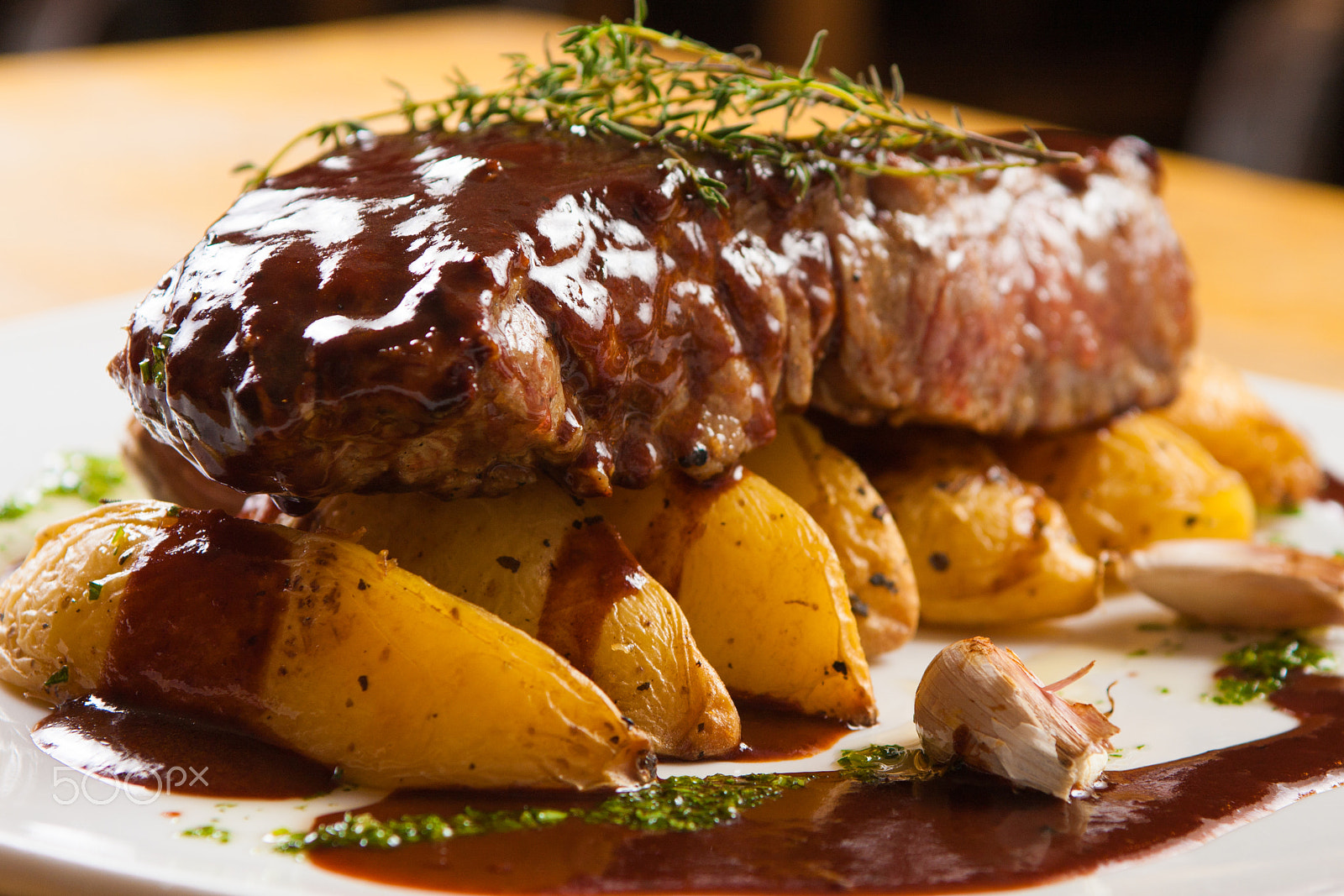 Canon EOS 40D + Sigma 24-70mm F2.8 EX DG Macro sample photo. Fillet mignon gourmet photography