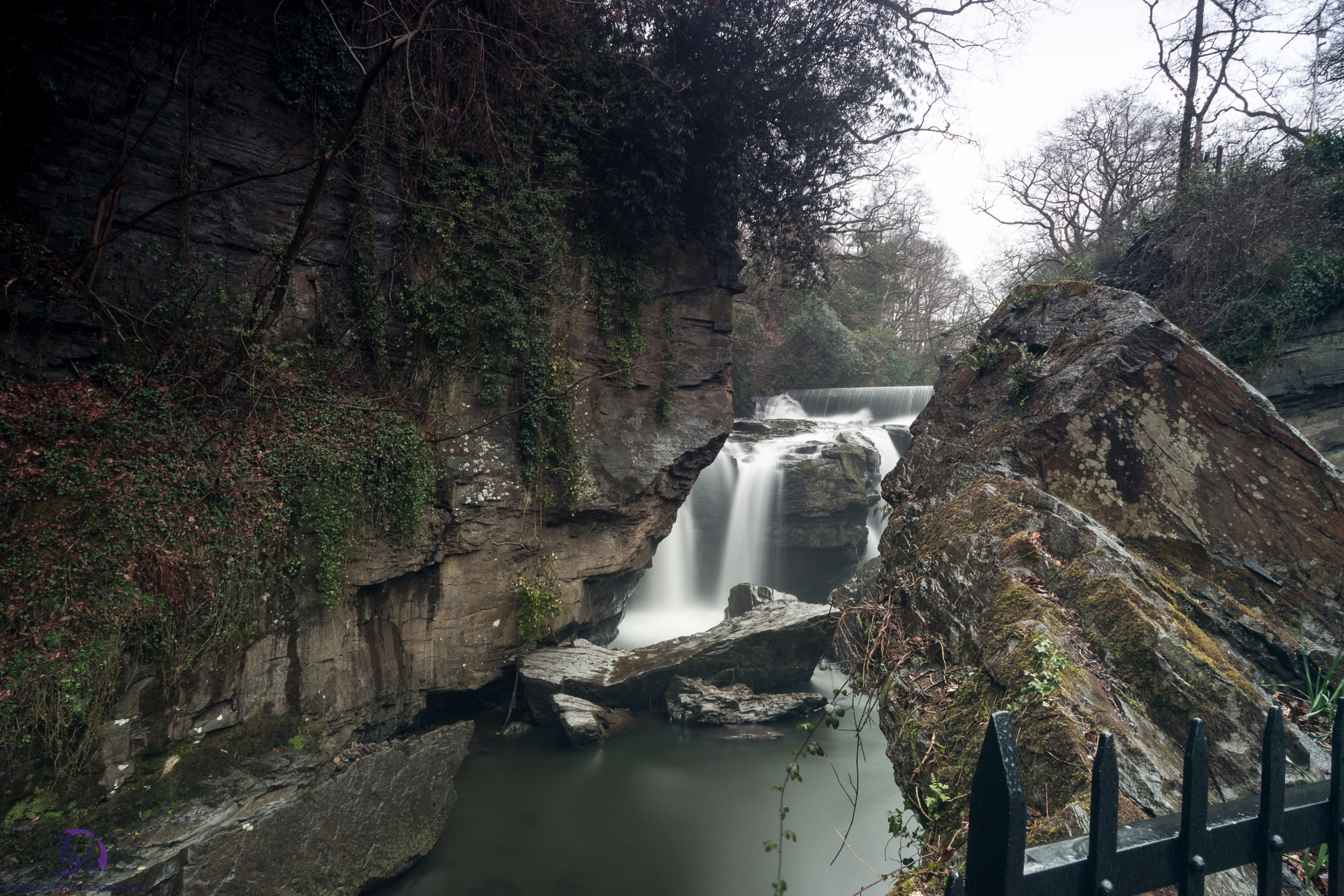 Soligor 19-35mm F3.5-4.5 sample photo. National trust- waterfalls at the tin works. photography