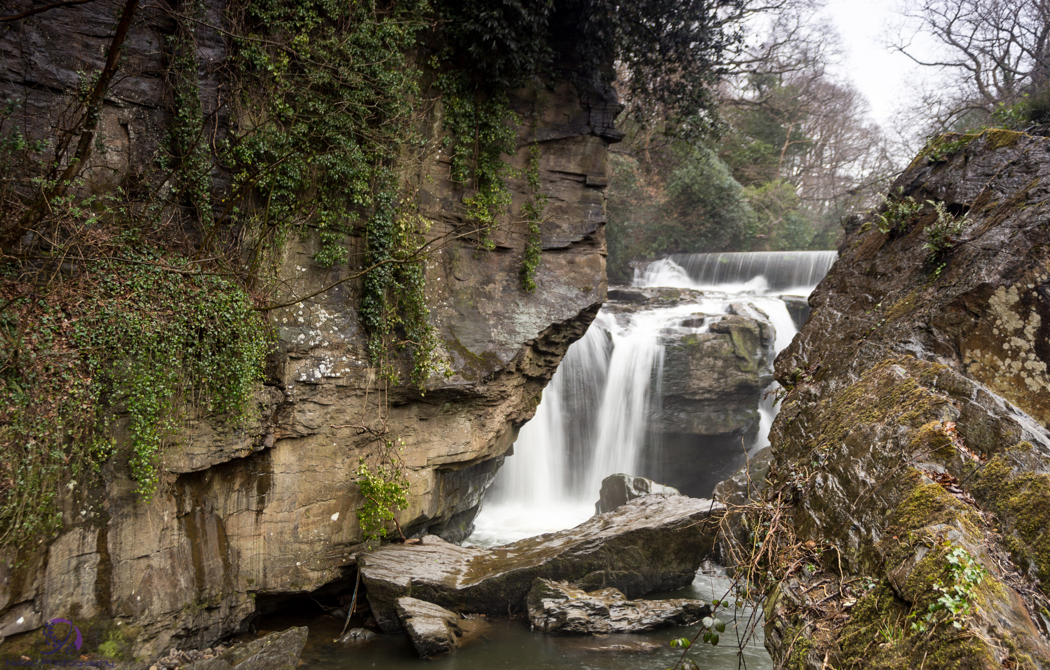 Soligor 19-35mm F3.5-4.5 sample photo. National trust- waterfalls at the tin works. photography