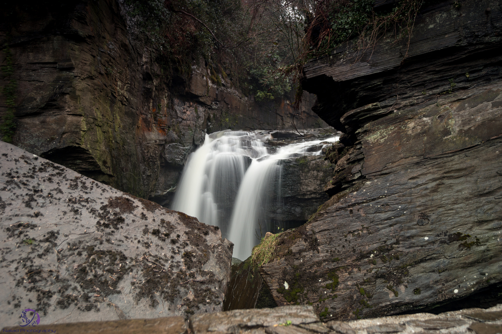 Sony a99 II + Soligor 19-35mm F3.5-4.5 sample photo. National trust- waterfalls at the tin works. photography