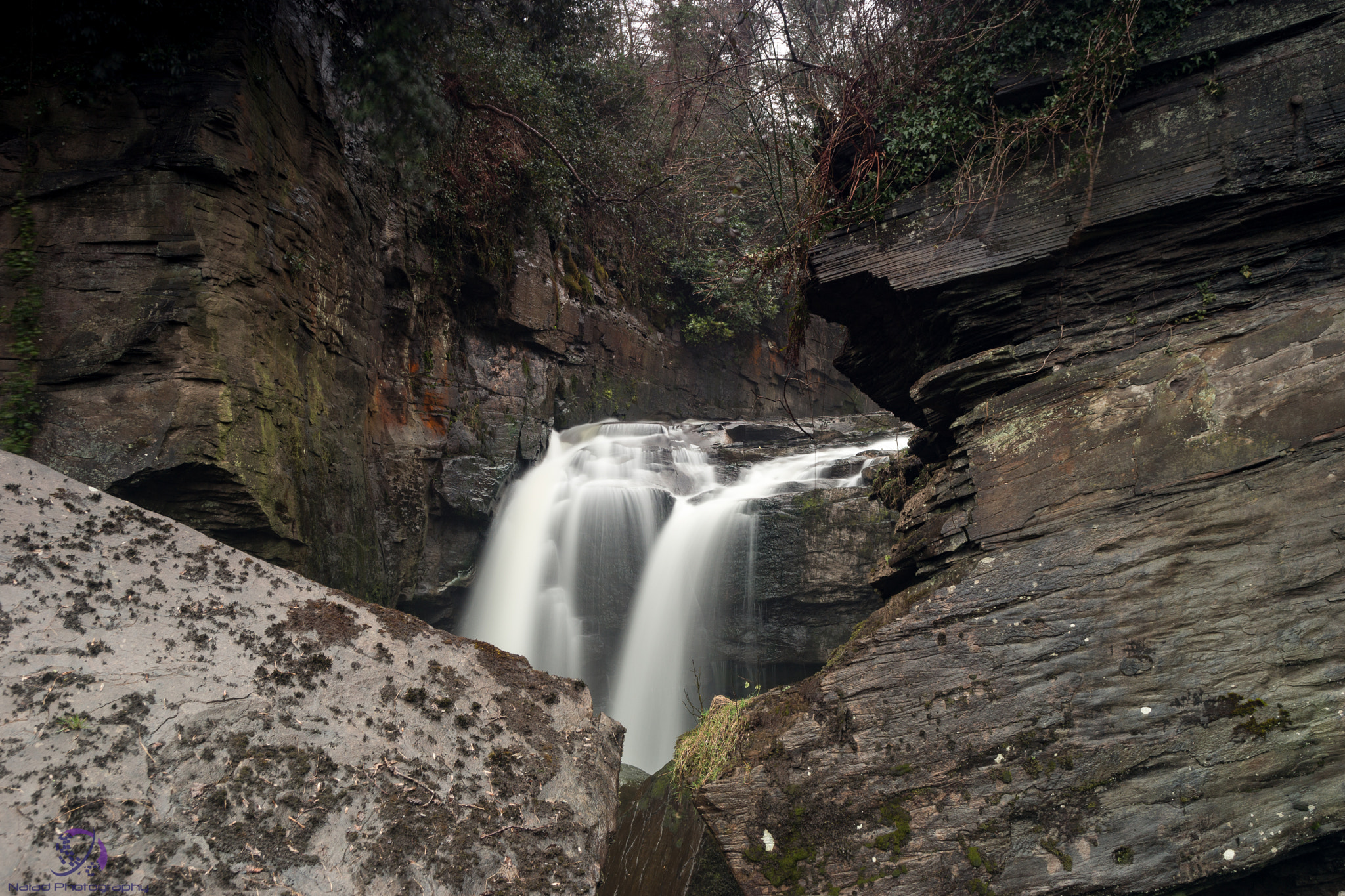 Sony a99 II + Soligor 19-35mm F3.5-4.5 sample photo. National trust- waterfalls at the tin works. photography