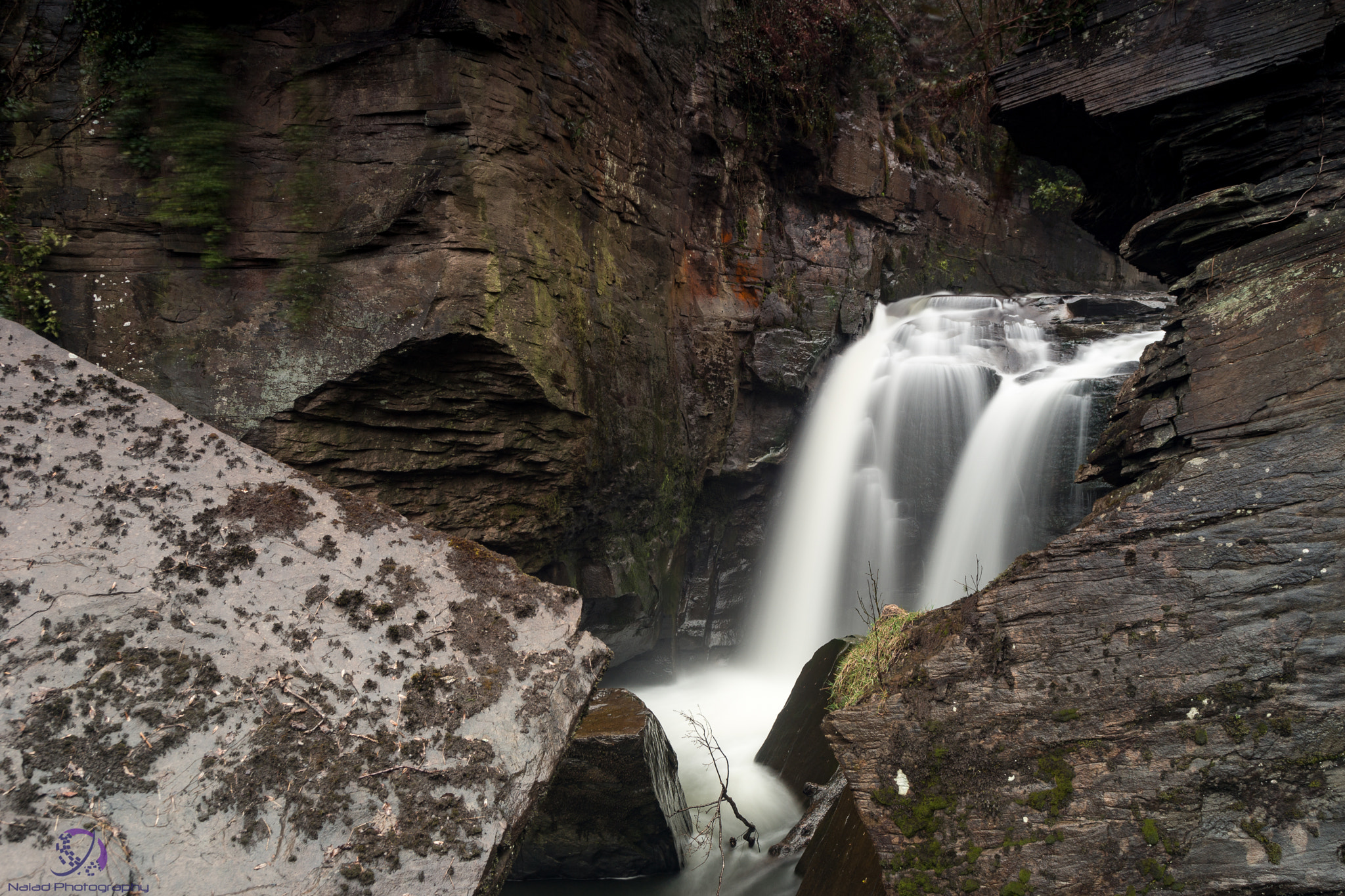 Soligor 19-35mm F3.5-4.5 sample photo. National trust- waterfalls at the tin works. photography