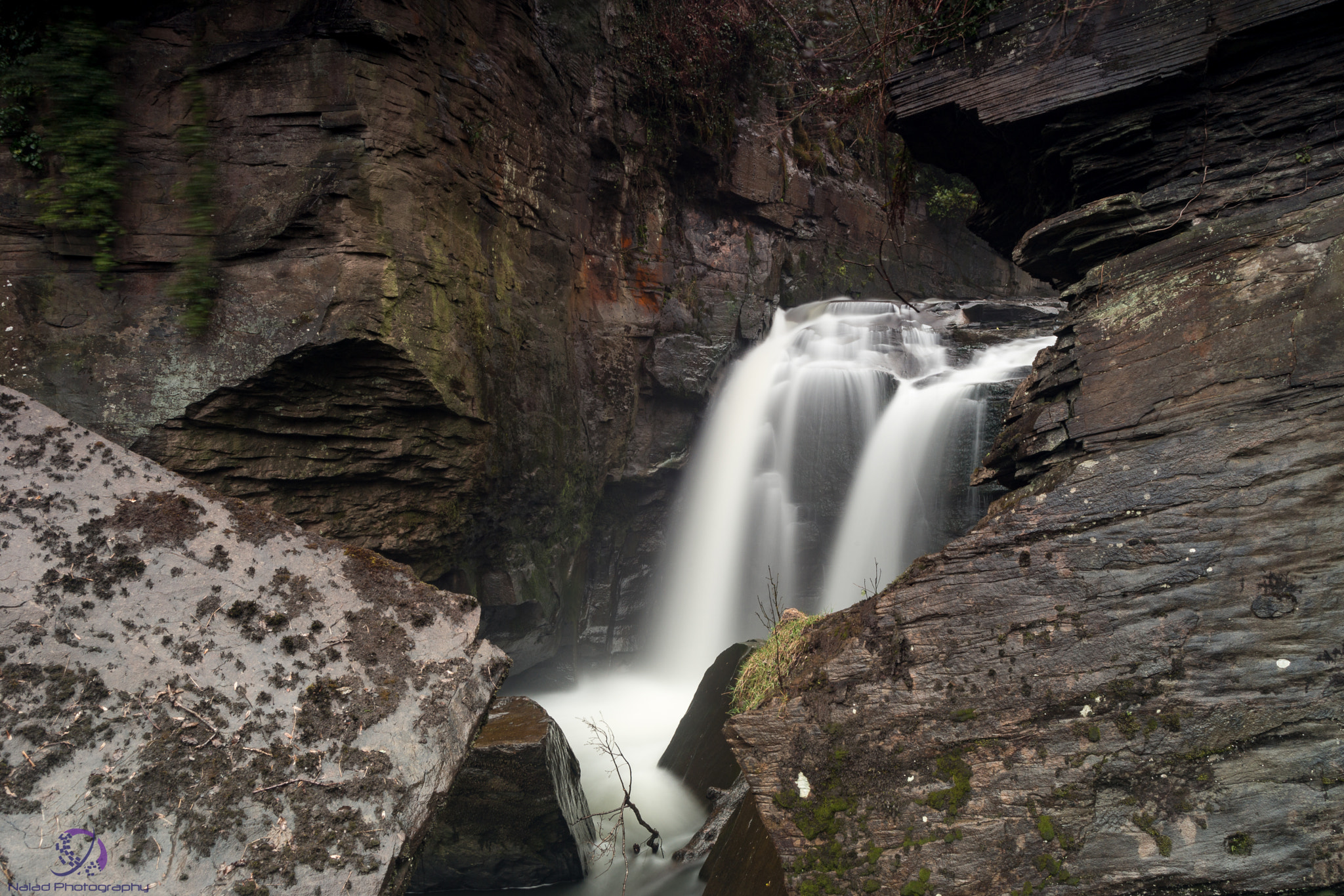 Soligor 19-35mm F3.5-4.5 sample photo. National trust- waterfalls at the tin works. photography