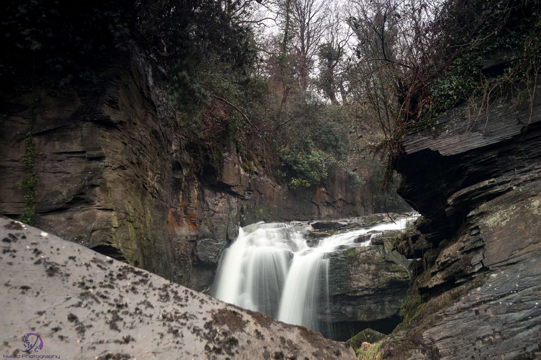 Soligor 19-35mm F3.5-4.5 sample photo. National trust- waterfalls at the tin works. photography