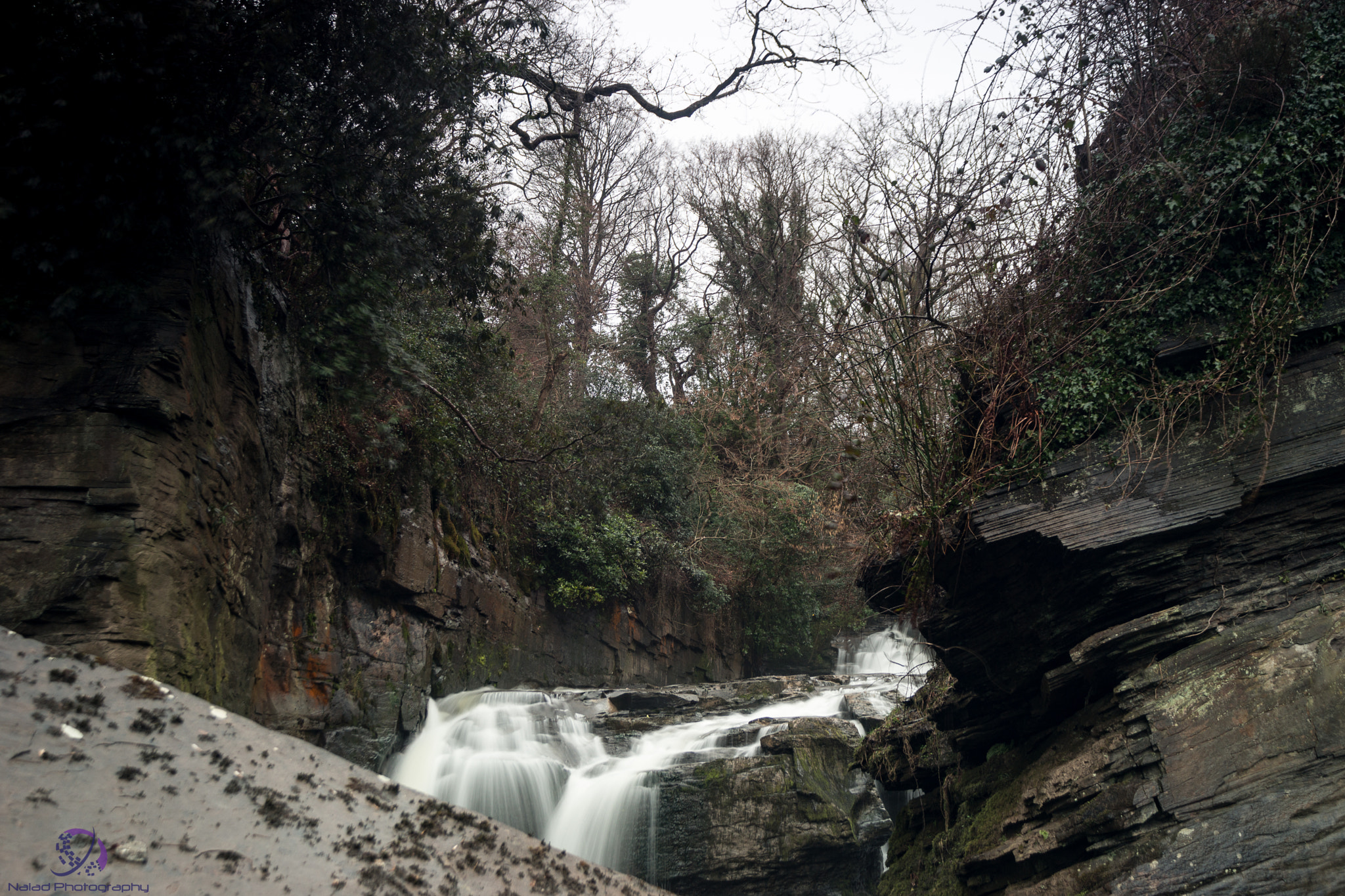 Sony a99 II sample photo. National trust- waterfalls at the tin works. photography