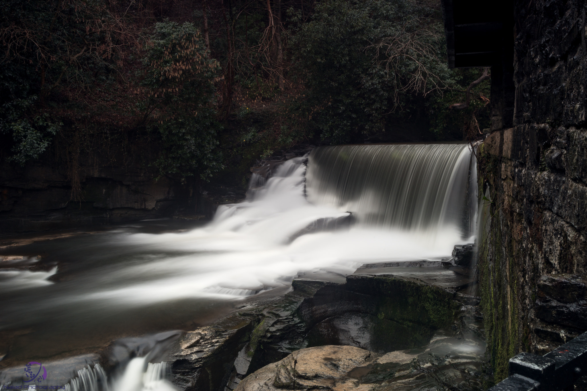 Soligor 19-35mm F3.5-4.5 sample photo. National trust- waterfalls at the tin works. photography