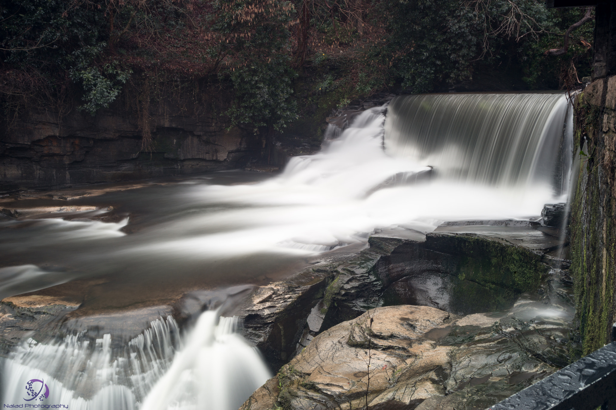 Soligor 19-35mm F3.5-4.5 sample photo. National trust- waterfalls at the tin works. photography