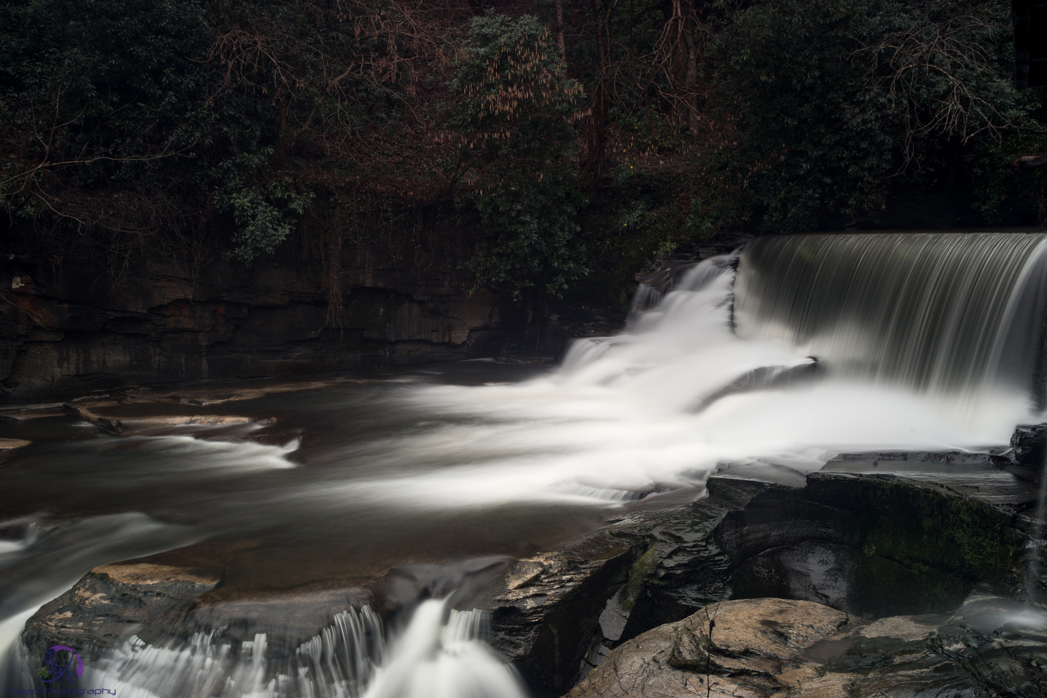 Soligor 19-35mm F3.5-4.5 sample photo. National trust- waterfalls at the tin works. photography