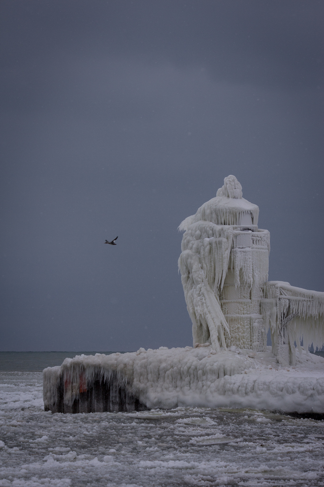 Canon EF 70-300mm F4-5.6 IS USM sample photo. Frozen tower photography