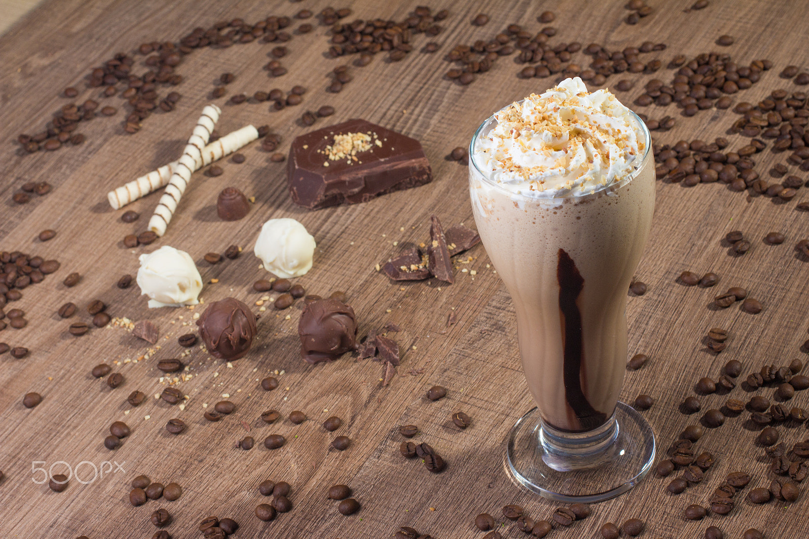 Sigma 50mm f/2.8 EX sample photo. Iced coffee dessert photography