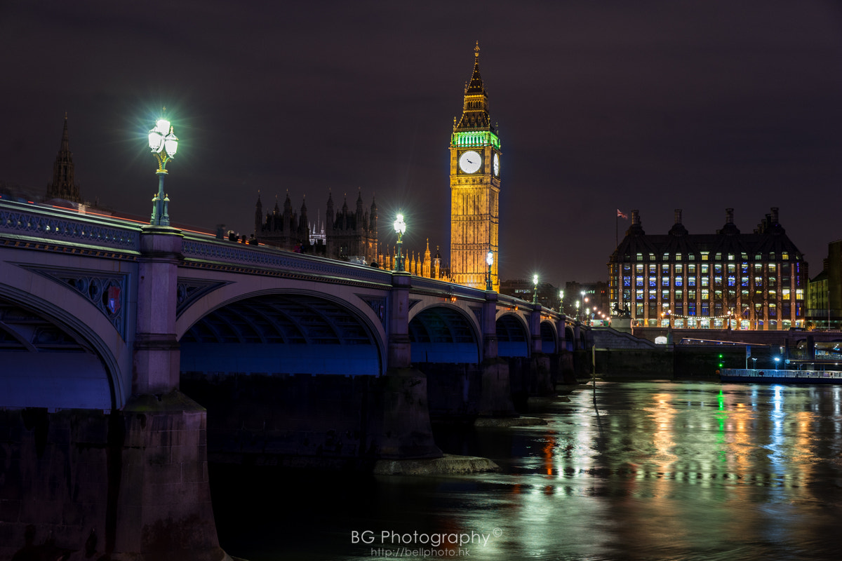 Sony a7 II + Canon EF 85mm F1.2L II USM sample photo. Night in london. photography