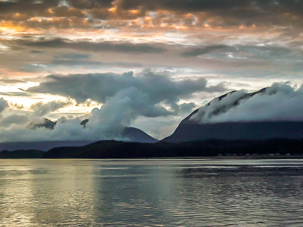 Pentax OPTIO S4 sample photo. Sunset vancouver island photography