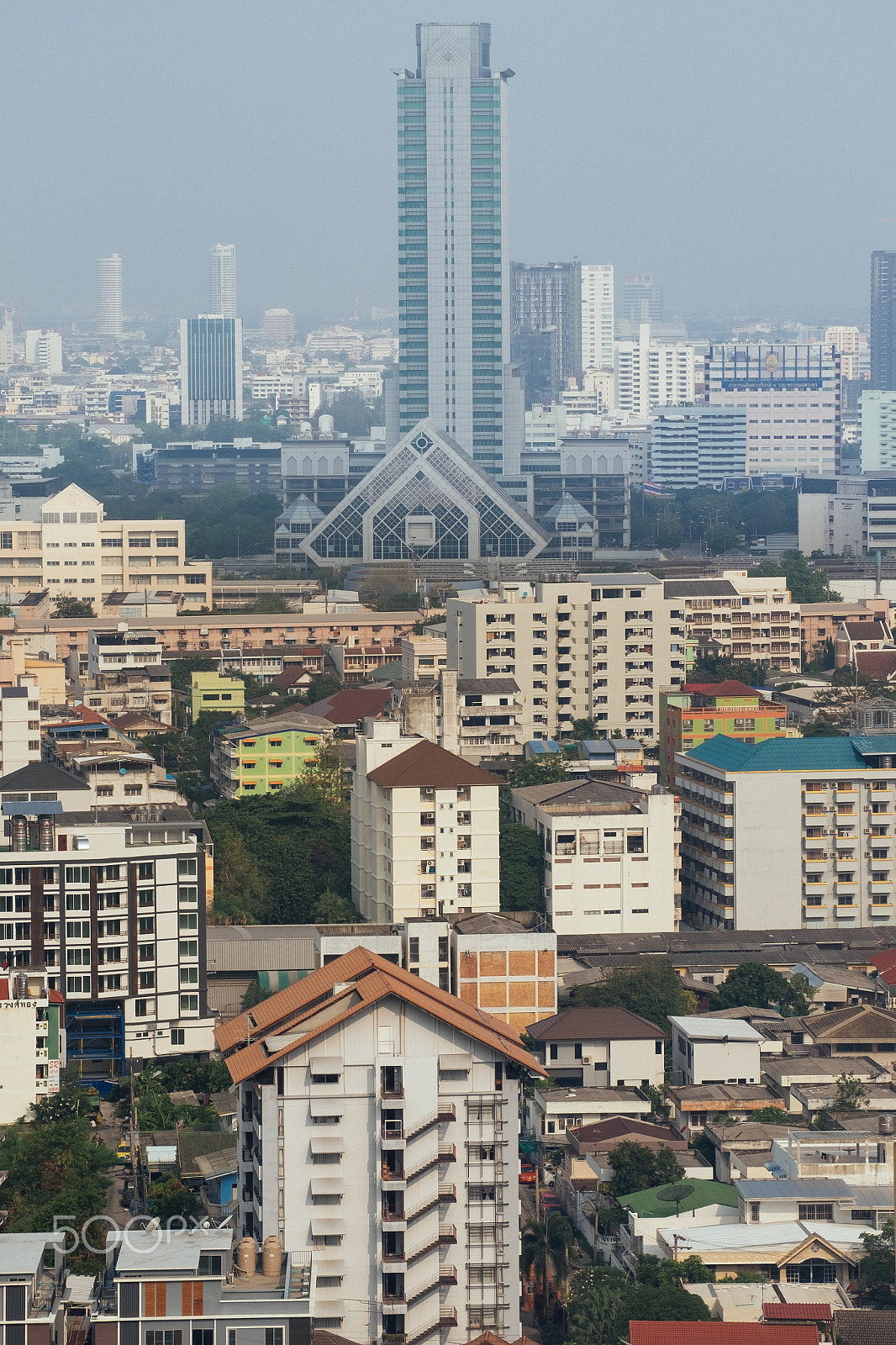 Fujifilm X-E2 + Fujifilm XC 50-230mm F4.5-6.7 OIS II sample photo. Cityscape morning bangkok photography