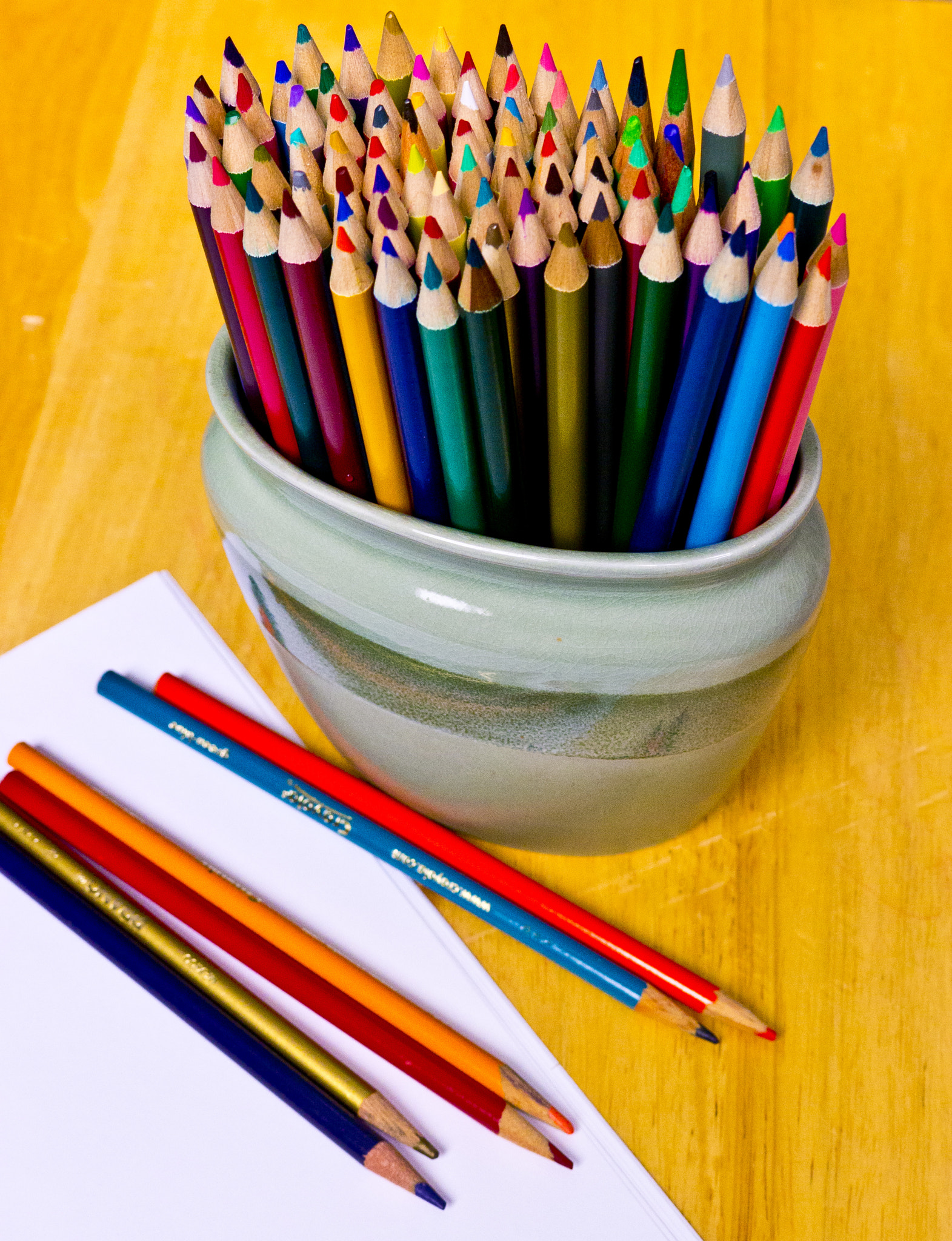 Panasonic Lumix DMC-GH2 sample photo. Colored pencils photography