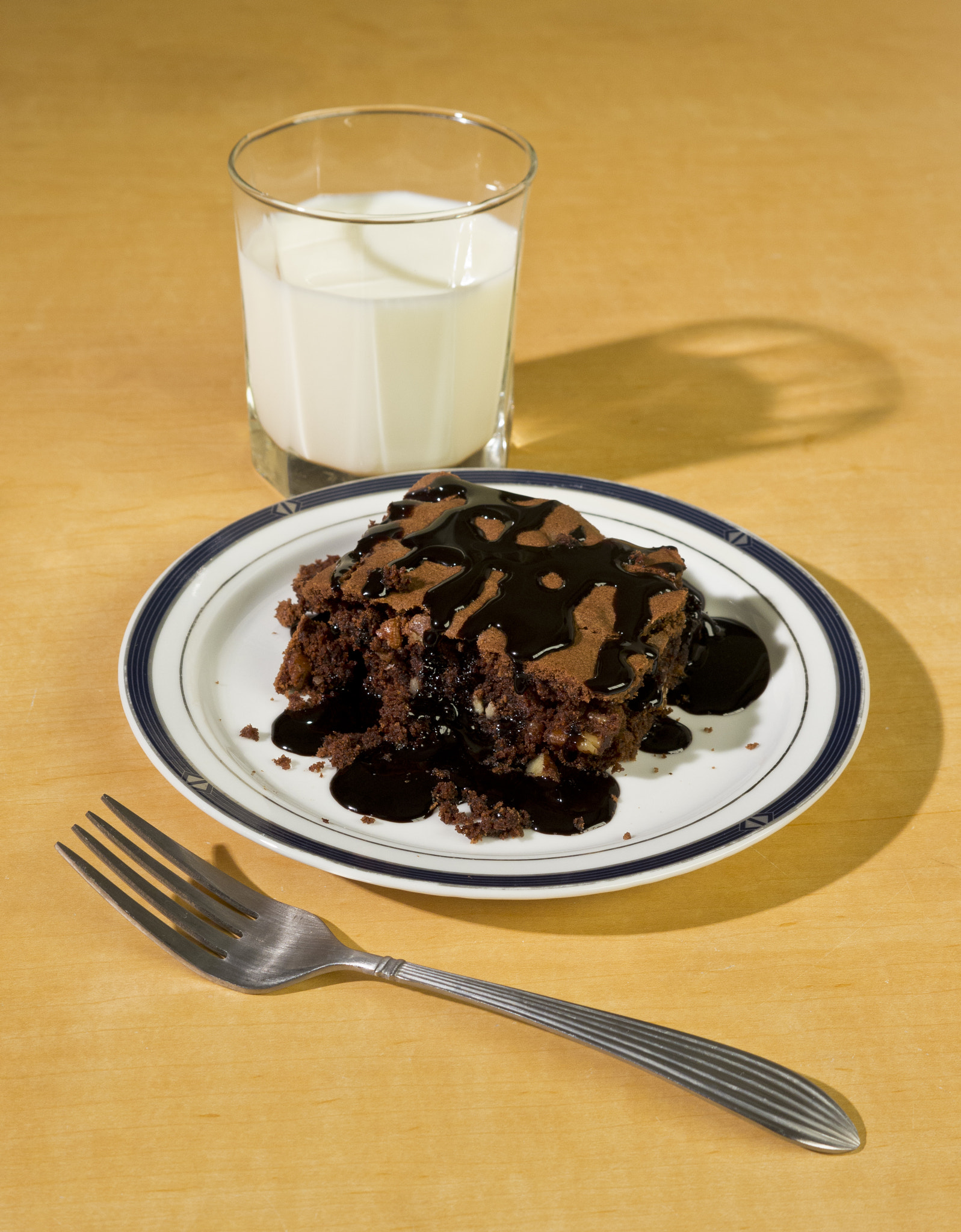 Panasonic Lumix DMC-GH2 sample photo. Chocolate-covered brownies and milk photography