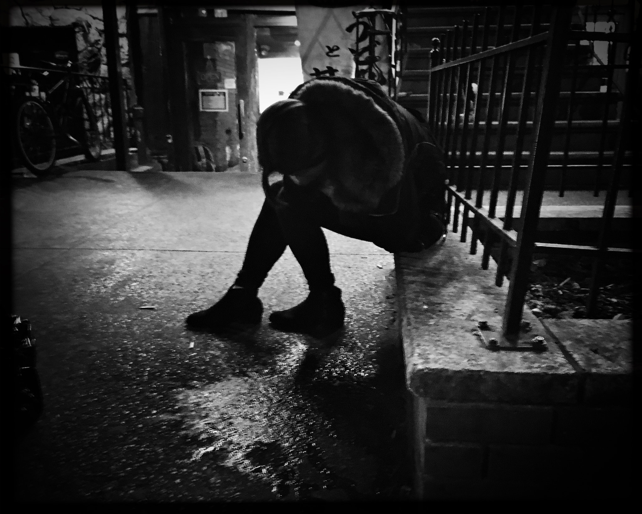 Hipstamatic 311 sample photo. St marks place, east village nyc photography