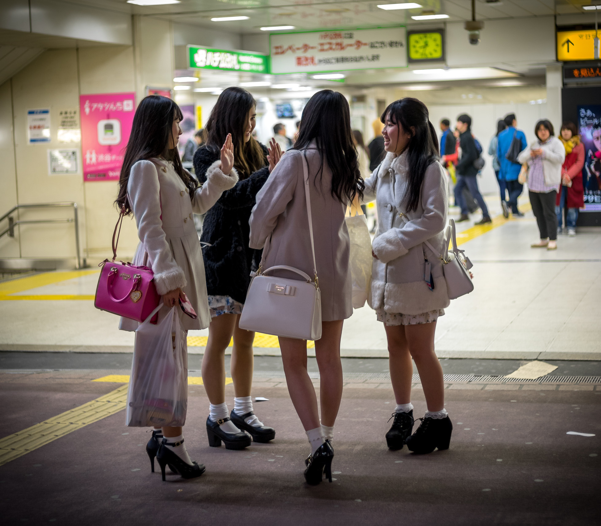 Sony a7 II + Canon EF 50mm F1.8 STM sample photo. Shibuya girls photography