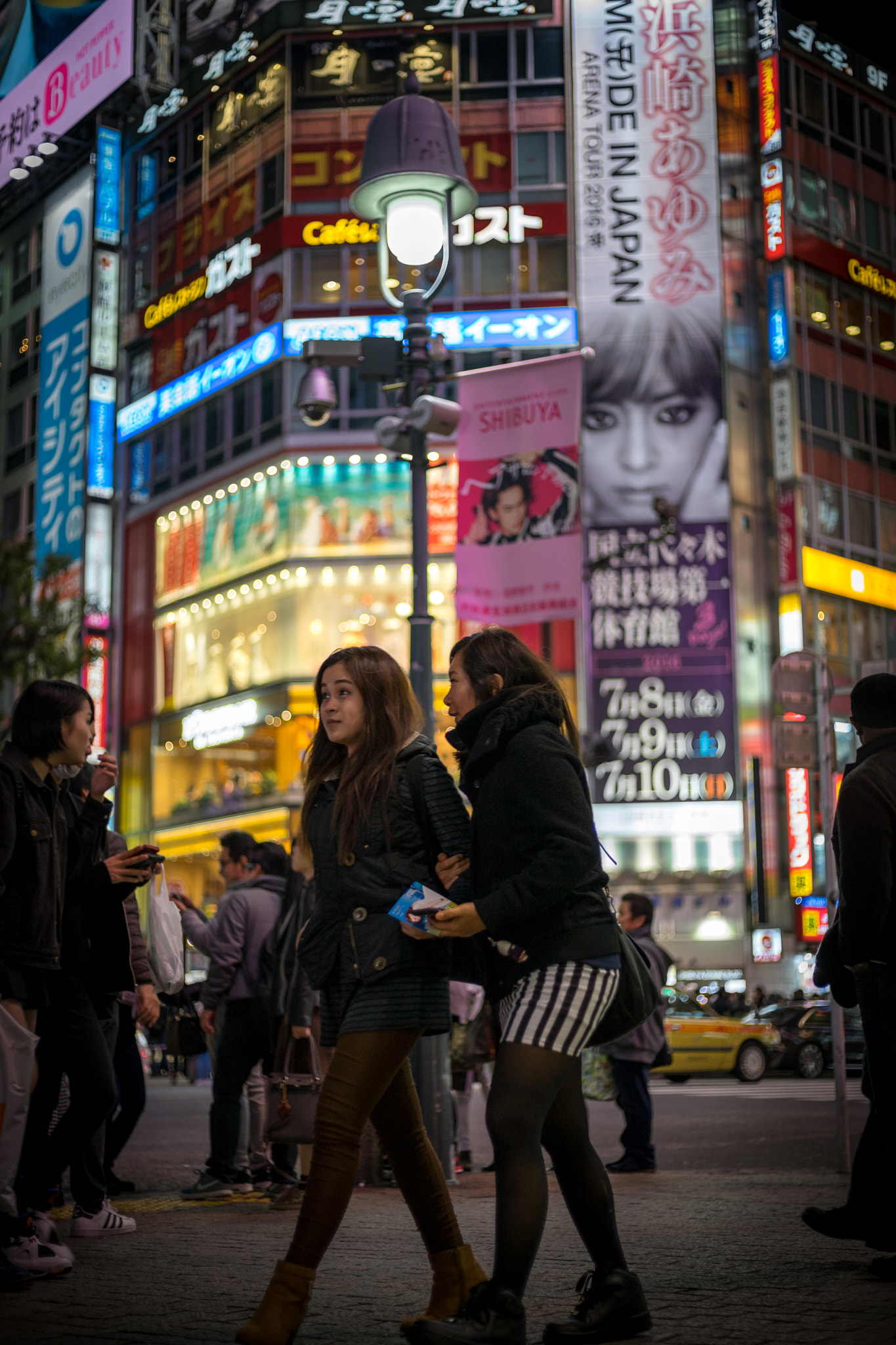 Sony a7 II + Canon EF 50mm F1.8 STM sample photo. Shibuya girls photography