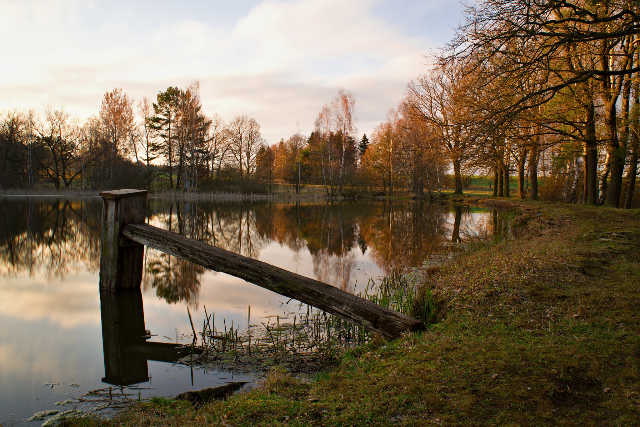 Nikon D3200 + 18.00 - 55.00 mm f/3.5 - 5.6 sample photo. Pond photography