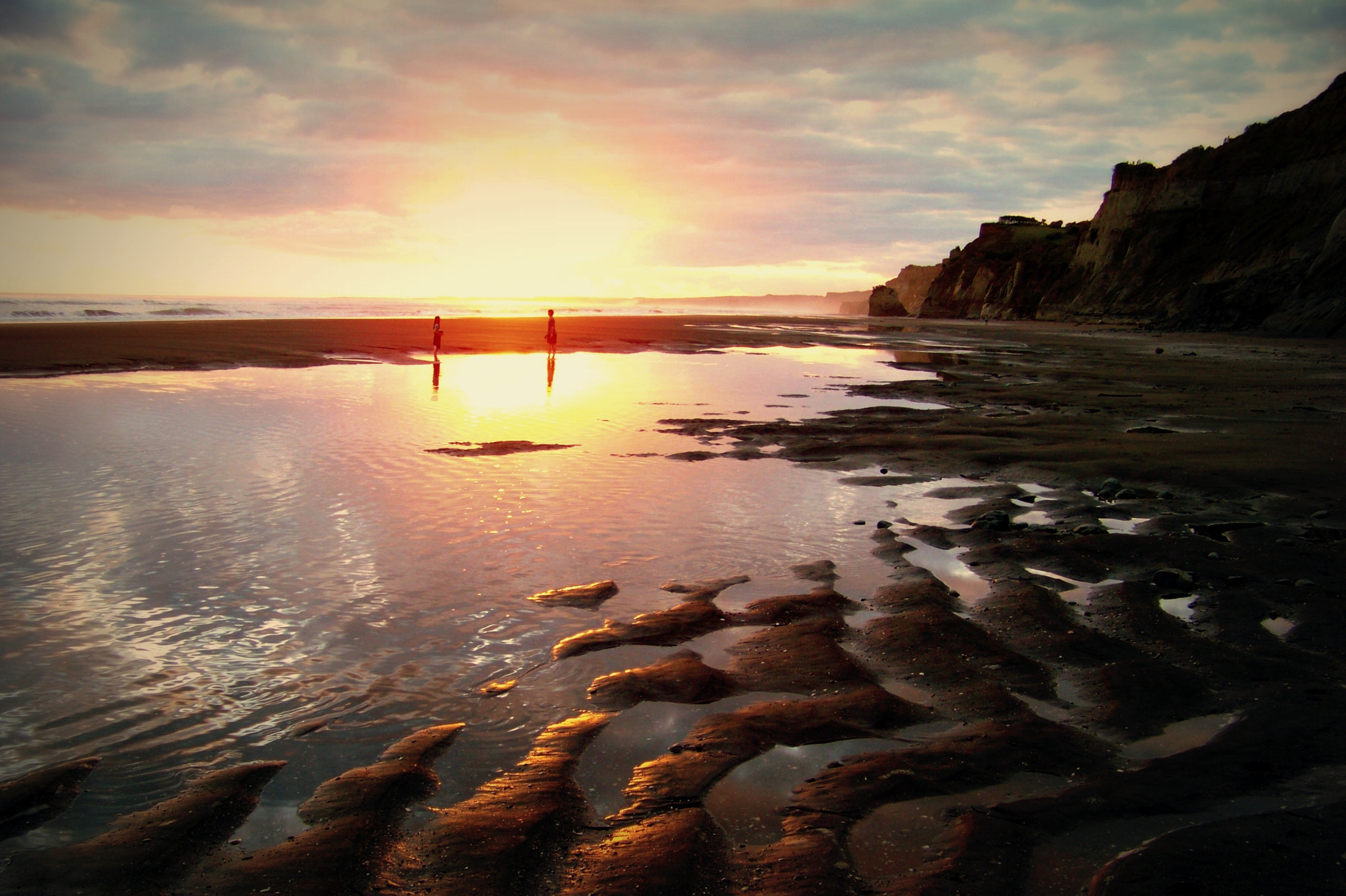 Kodak Z812 IS ZOOM DIGITAL CAMERA sample photo. Beach sunset photography