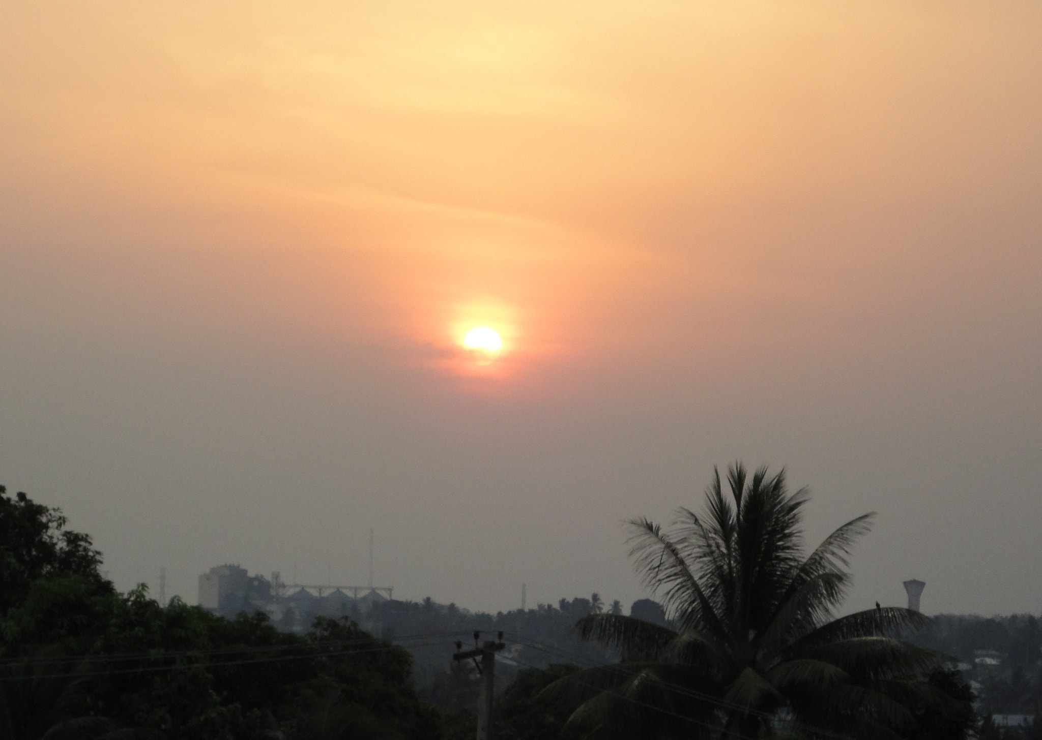 Sony DSC-W360 sample photo. Sunset above port harcourt photography