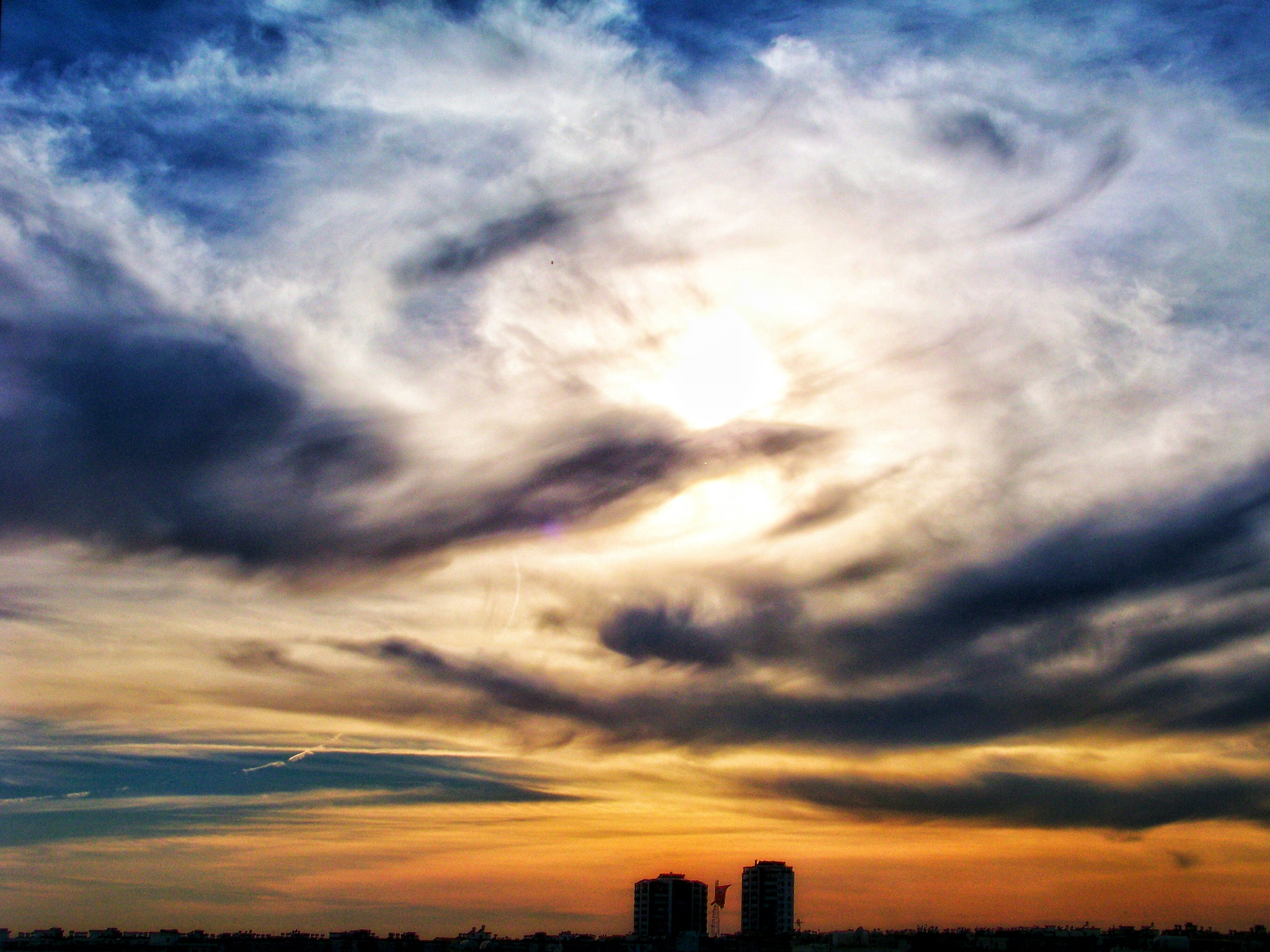 Kodak EASYSHARE Z1012 IS DIGITAL CAMERA sample photo. Sky photography