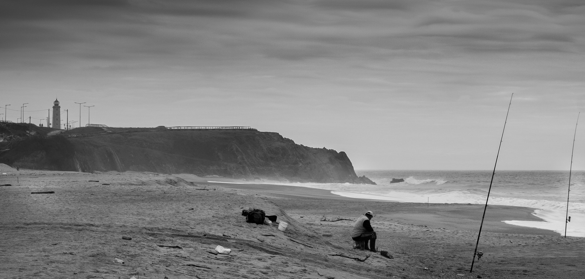 Canon EF 55-200mm F4.5-5.6 II USM sample photo. Fisherman's patience photography