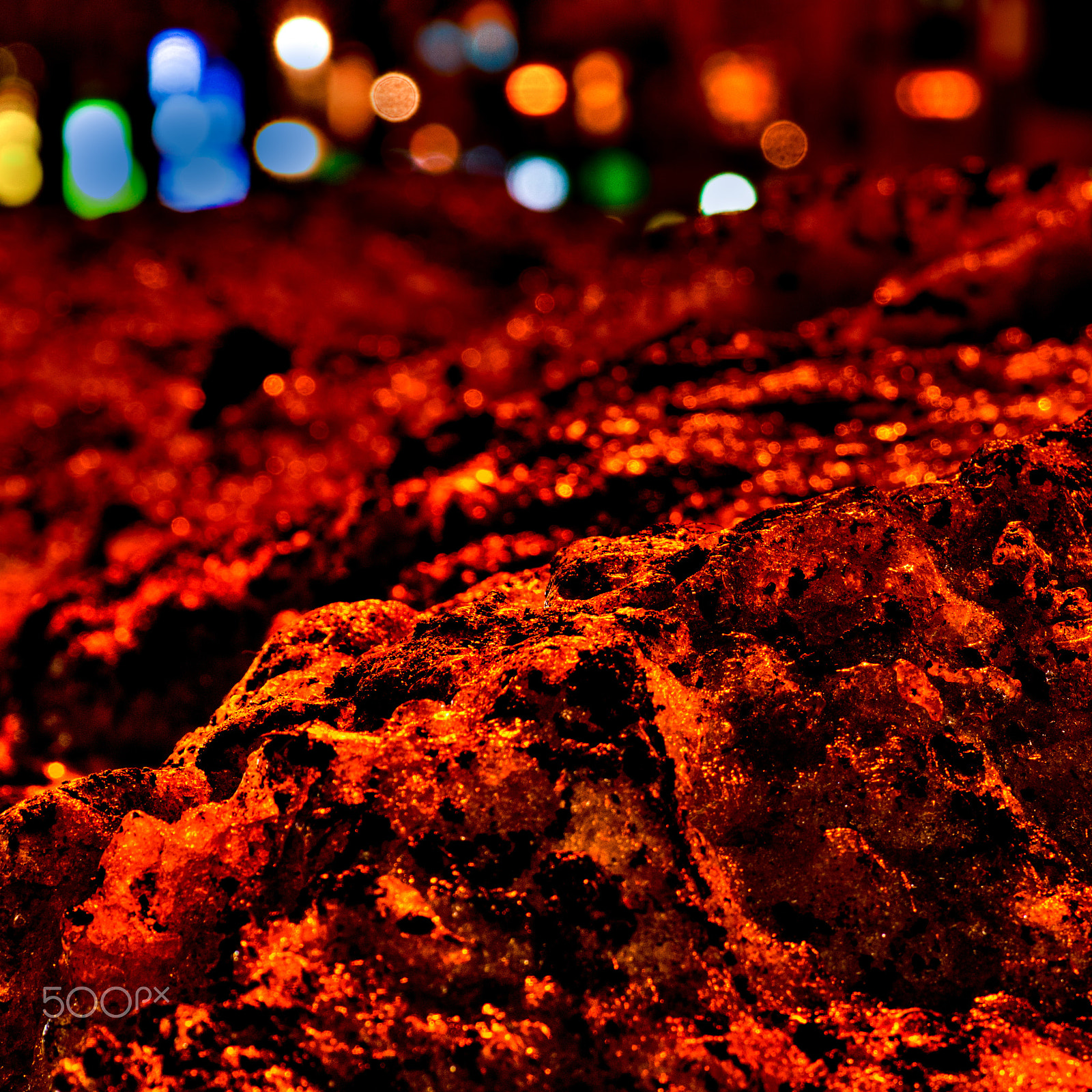 Tamron SP 70-300mm F4-5.6 Di USD sample photo. Nightlife beyond mountains photography