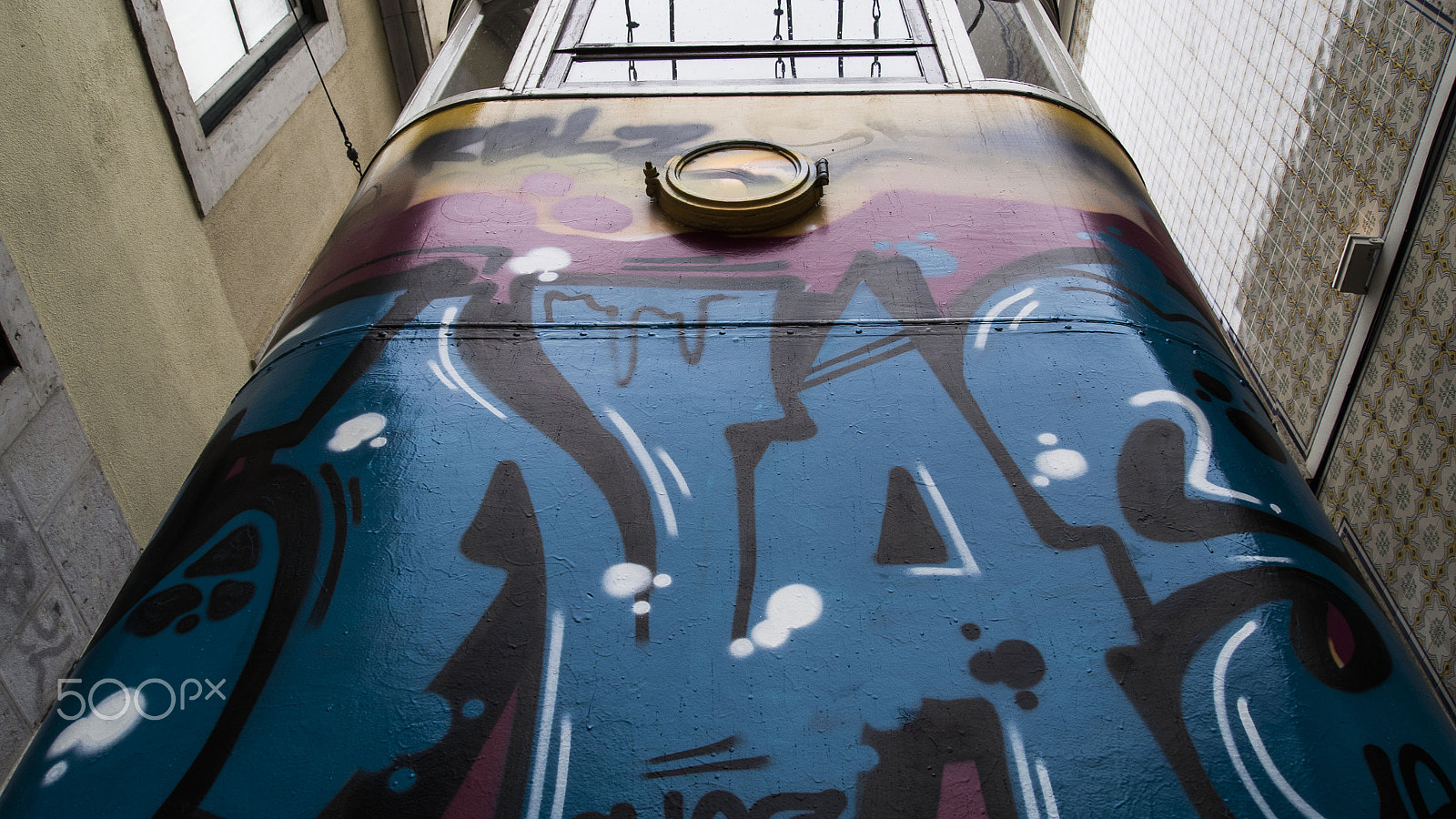 Olympus PEN E-PM2 sample photo. Ascensor do lavra - lisbon portugal photography