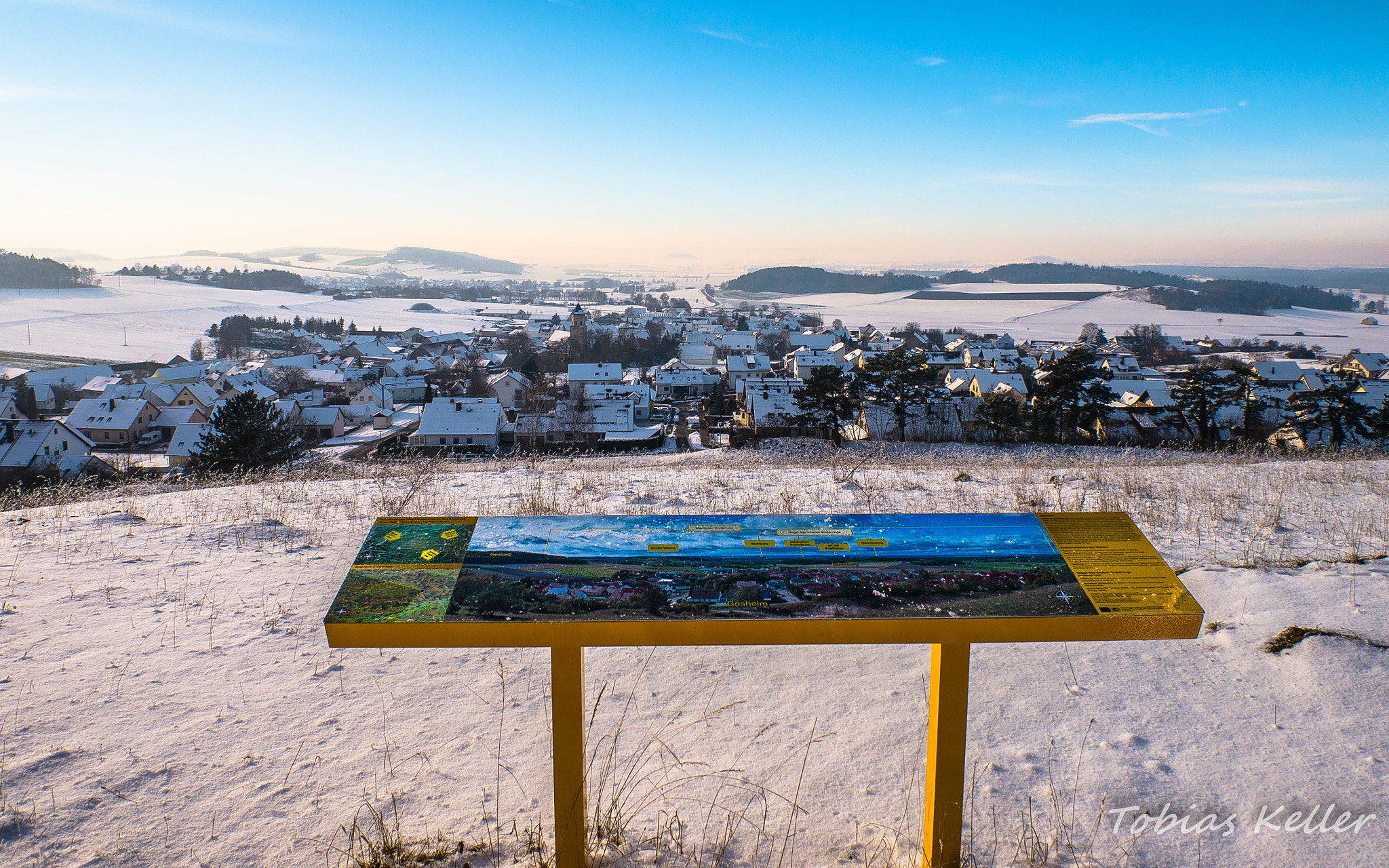 Panasonic Lumix DMC-G5 + Panasonic Lumix G 14mm F2.5 ASPH sample photo. Gosheim von oben photography