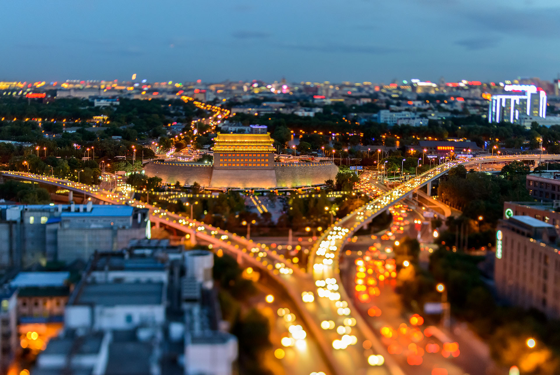 Nikon PC-E Nikkor 45mm F2.8D ED Tilt-Shift sample photo. 北京德胜门（移轴） photography