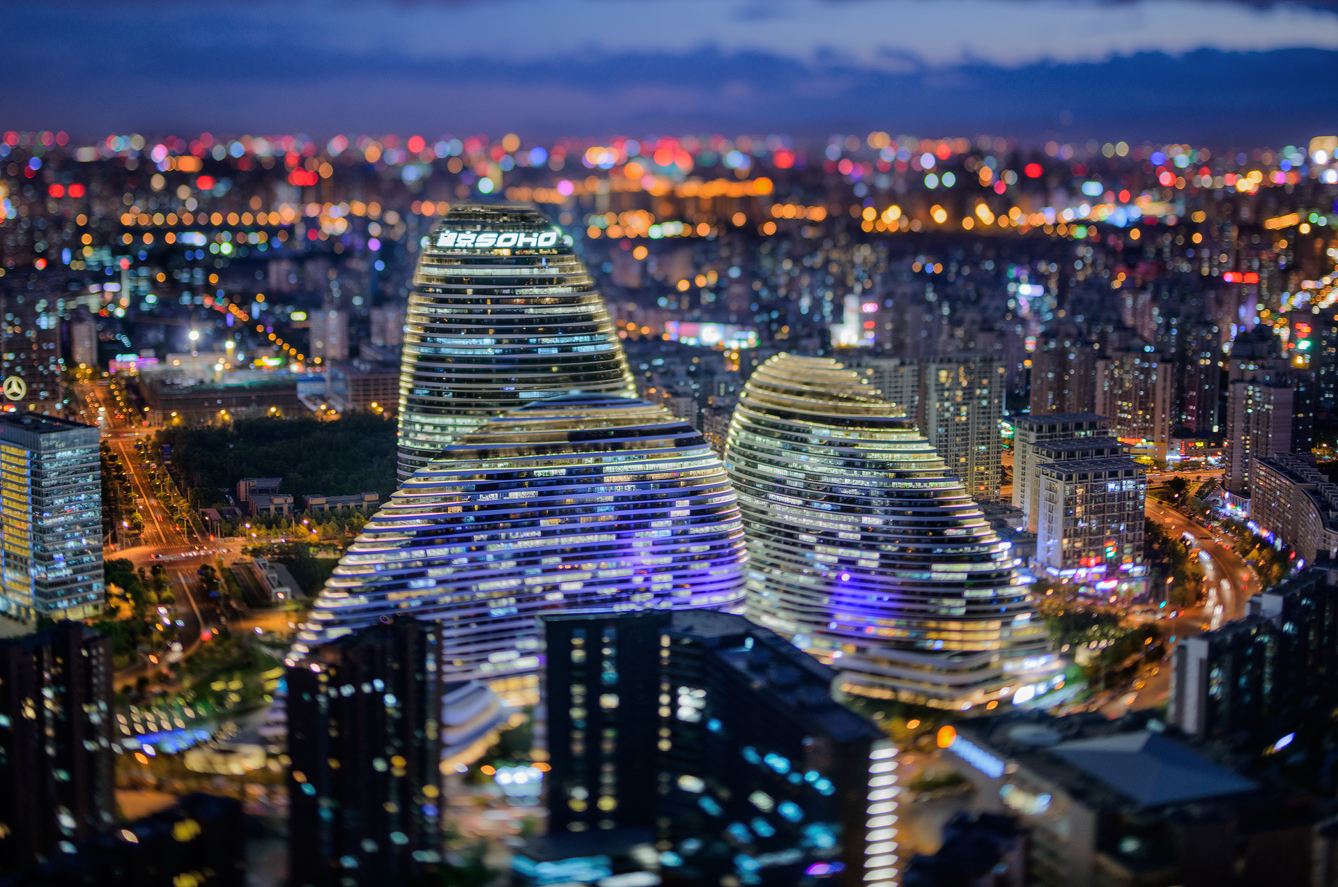 Nikon PC-E Nikkor 45mm F2.8D ED Tilt-Shift sample photo. 望京soho photography