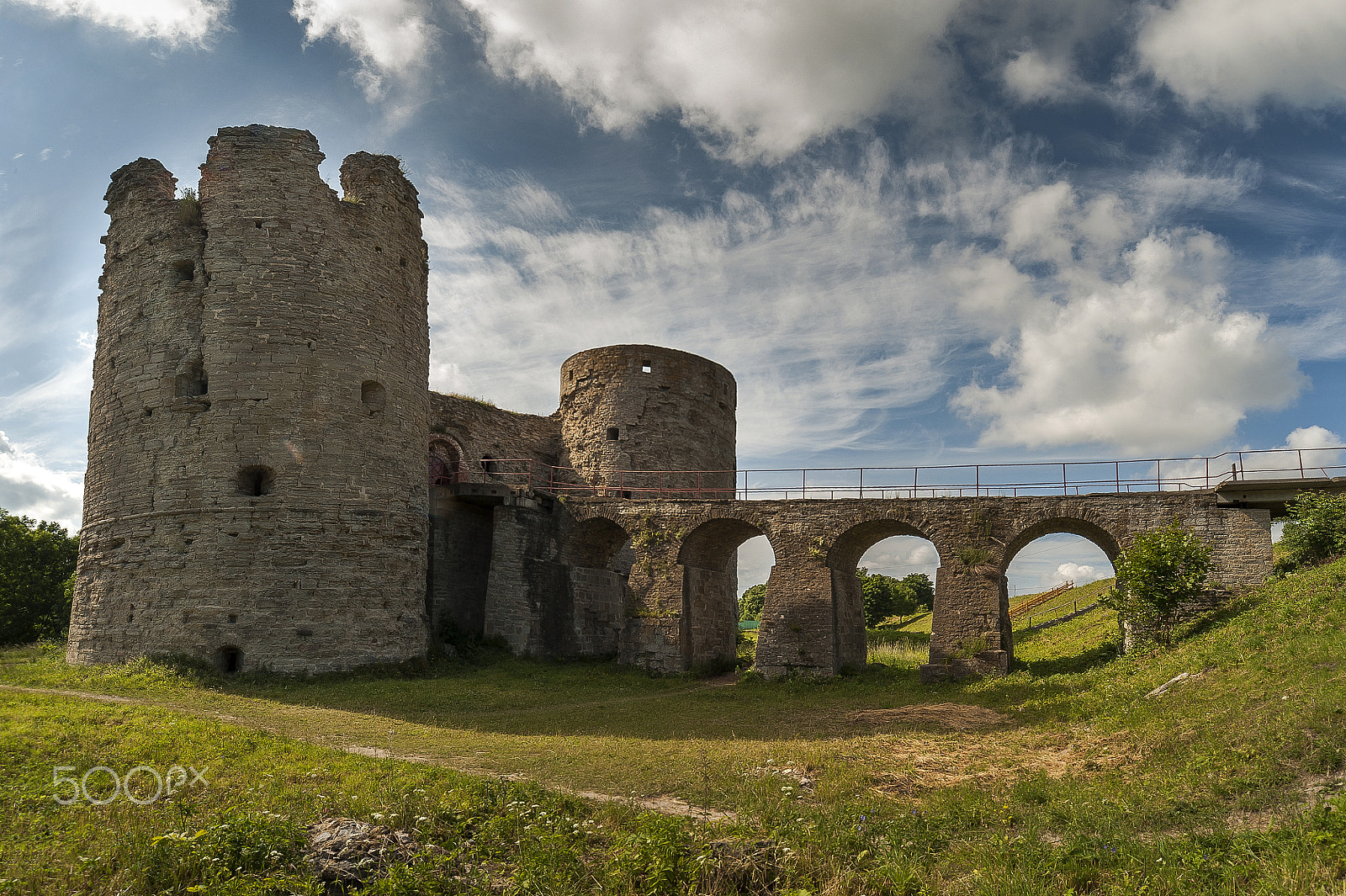 Nikon D3 + Sigma 12-24mm F4.5-5.6 EX DG Aspherical HSM sample photo. The fortress of koporye photography
