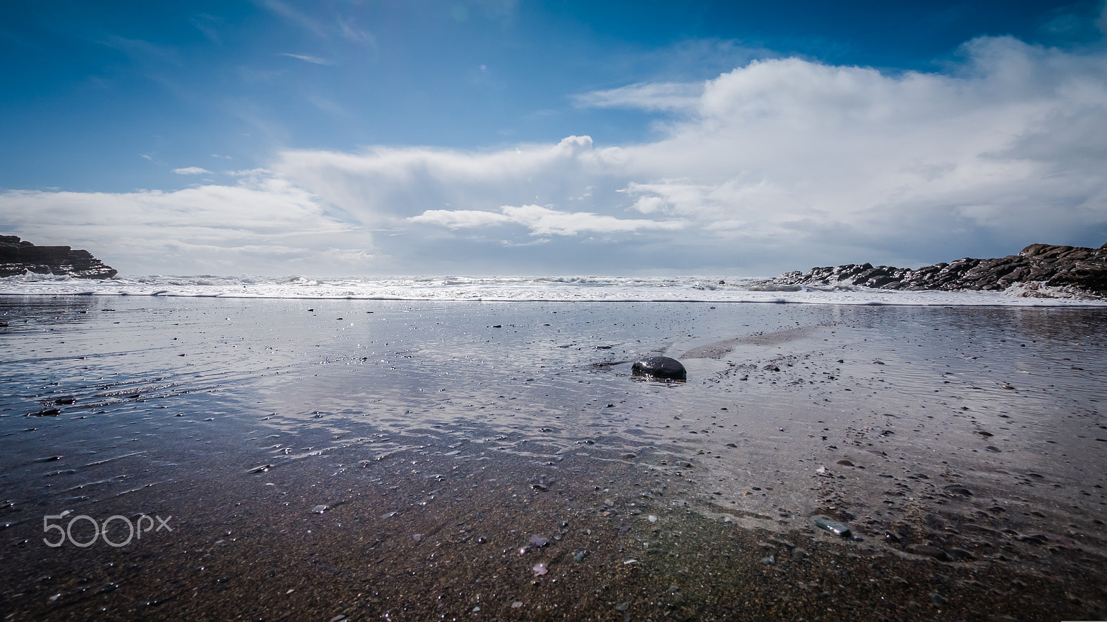 Panasonic Lumix G Vario 7-14mm F4 ASPH sample photo. Treganhawk beach photography