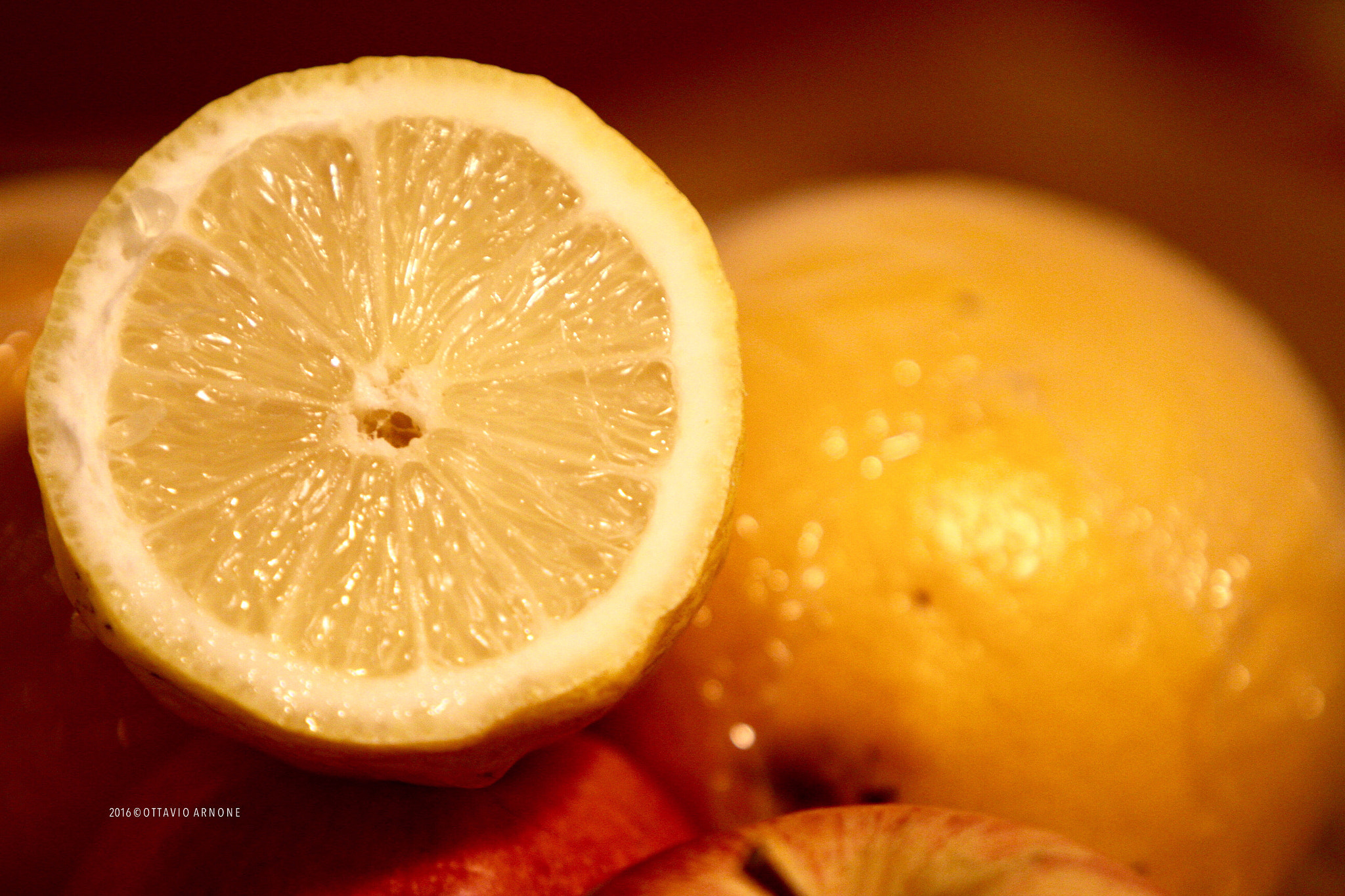 Canon EF 70-200mm F2.8L IS USM sample photo. Fresh lemon & fruit photography