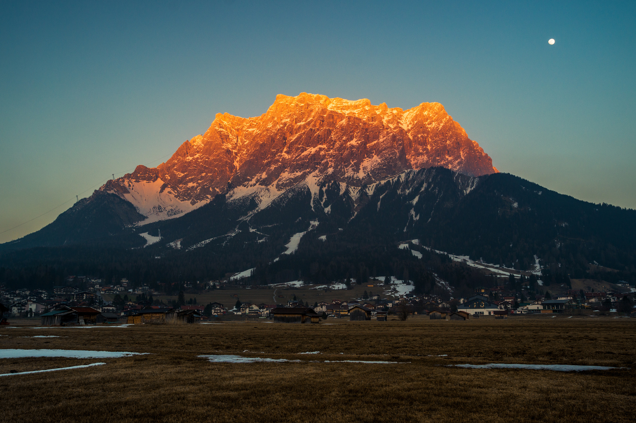 Sony SLT-A57 sample photo. Golden mountain photography