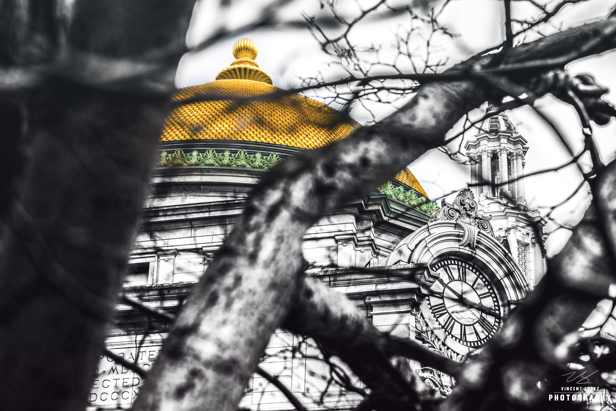 Sony a7R II + 90mm F2.8 Macro SSM sample photo. The clock, the dome and the tower photography