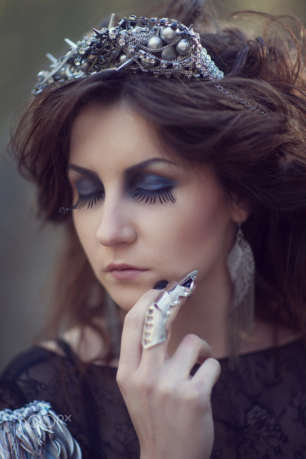 Canon EF 85mm F1.2 sample photo. Forest woman photography