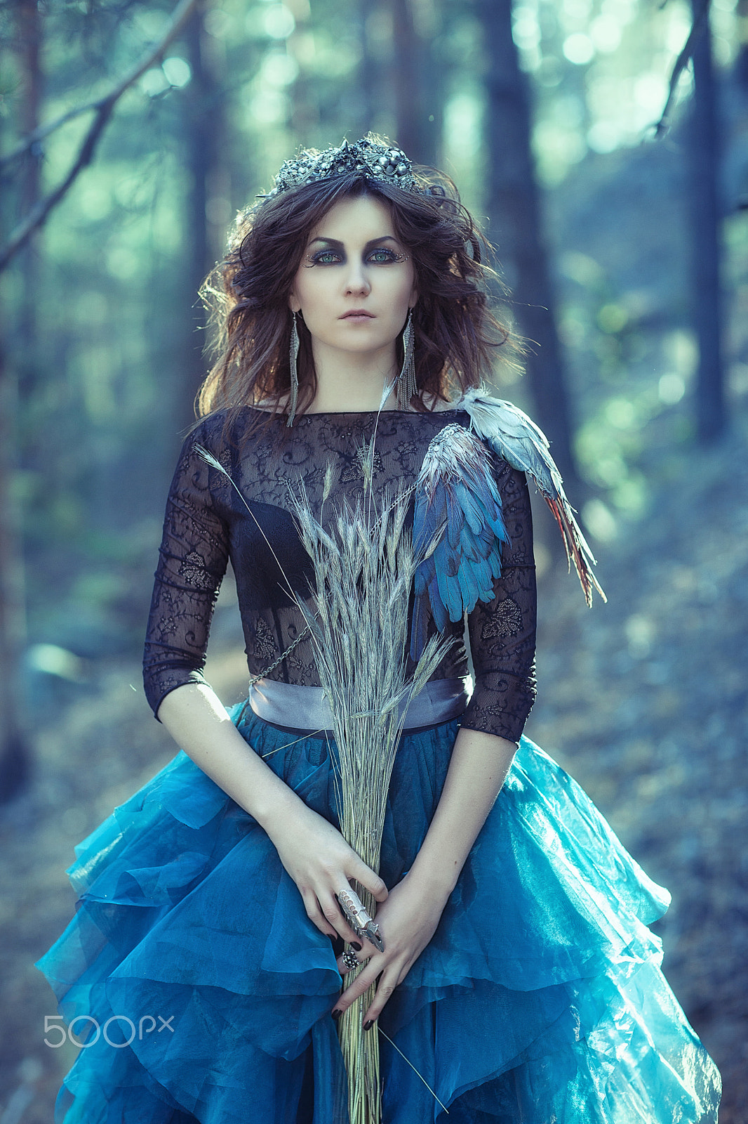 Canon EF 85mm F1.2 sample photo. Forest woman photography