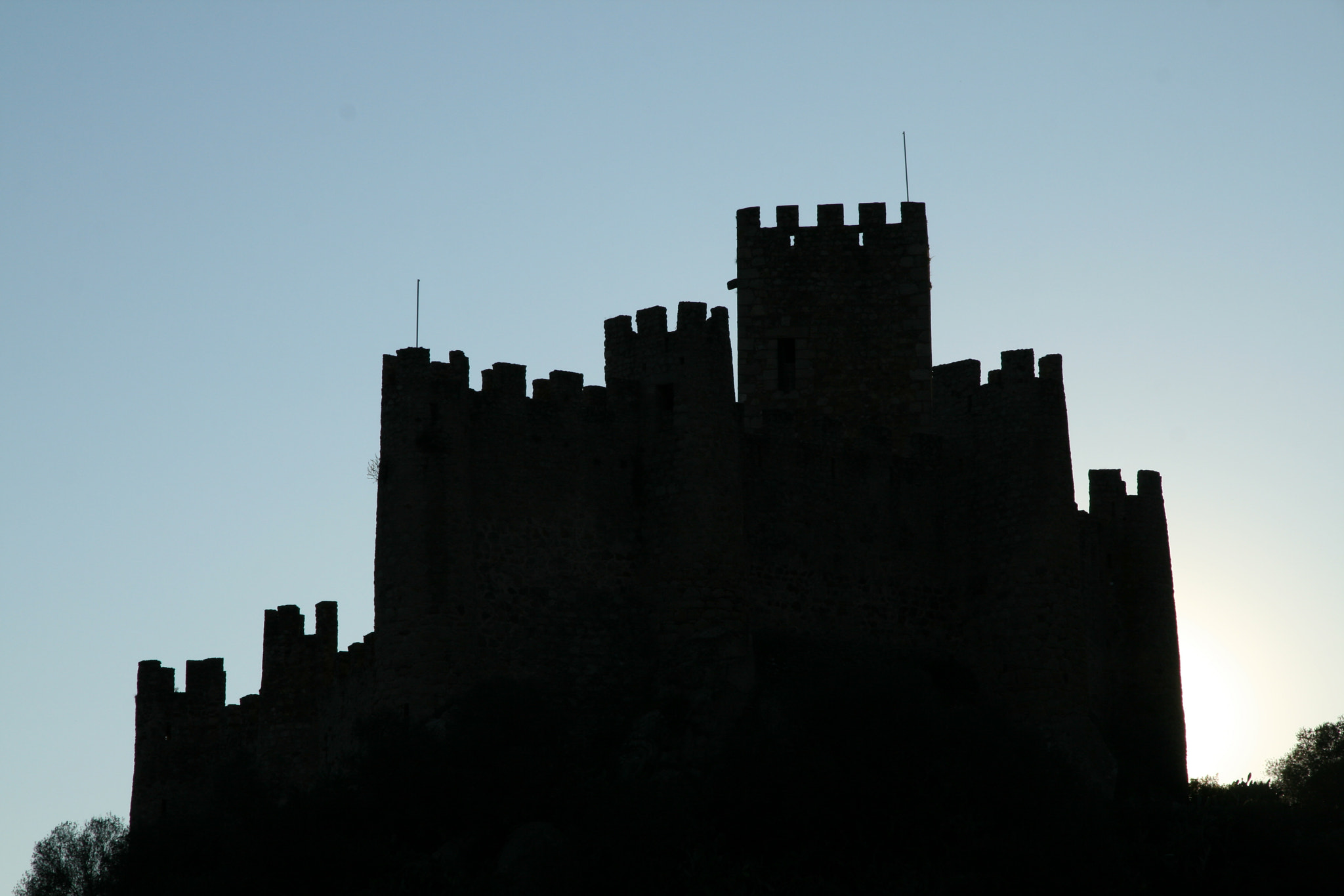 Canon EOS 400D (EOS Digital Rebel XTi / EOS Kiss Digital X) sample photo. Almourol castle photography