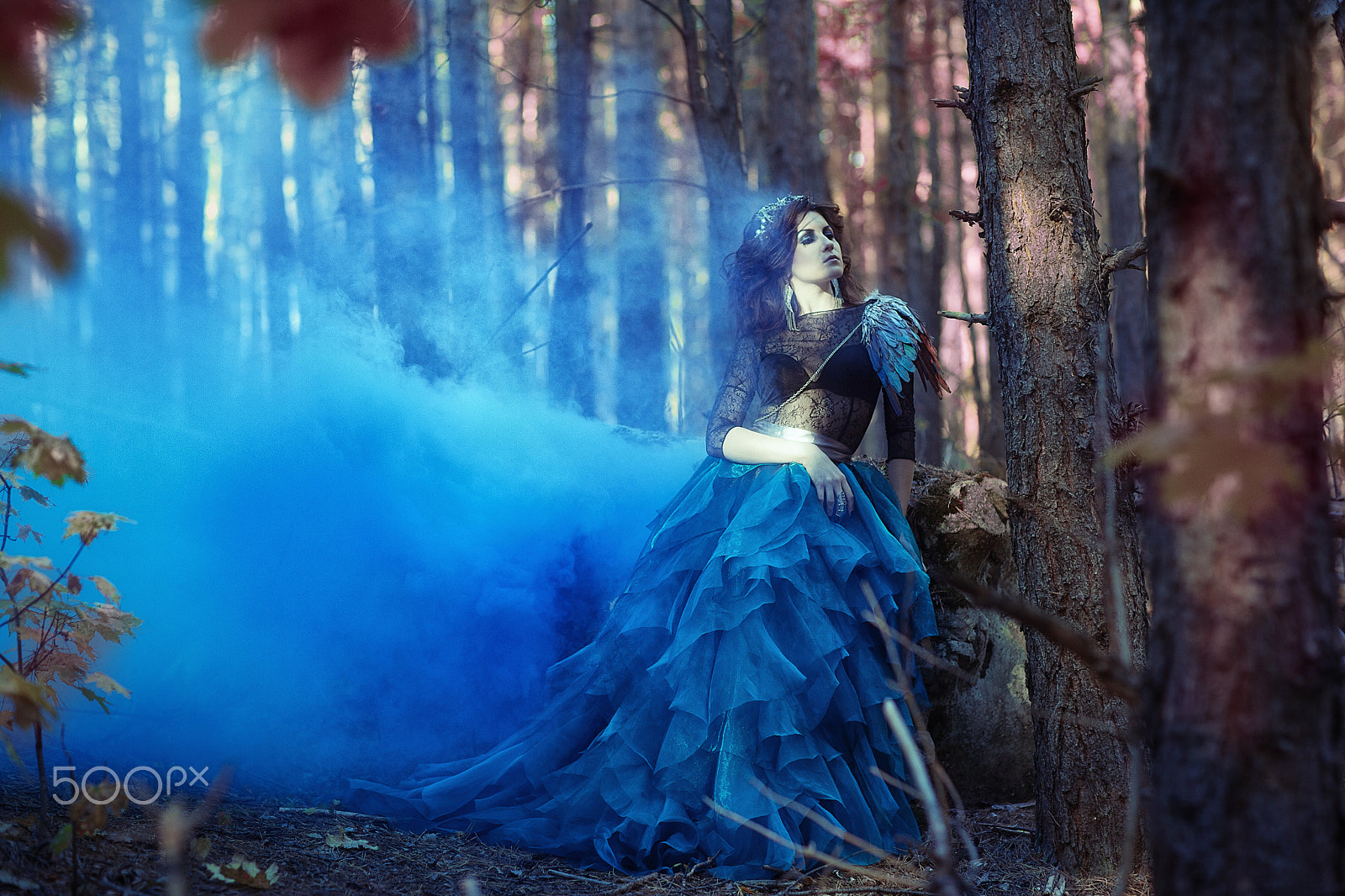 Canon EF 85mm F1.2 sample photo. Forest woman photography