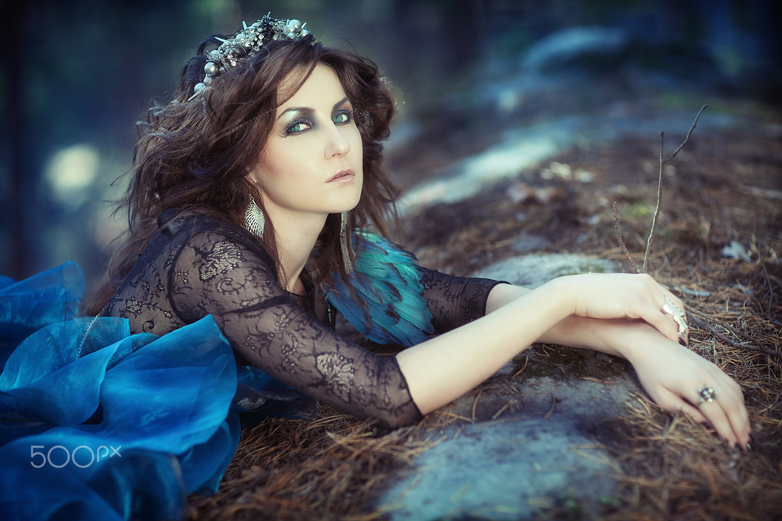 Canon EF 85mm F1.2 sample photo. Forest woman photography