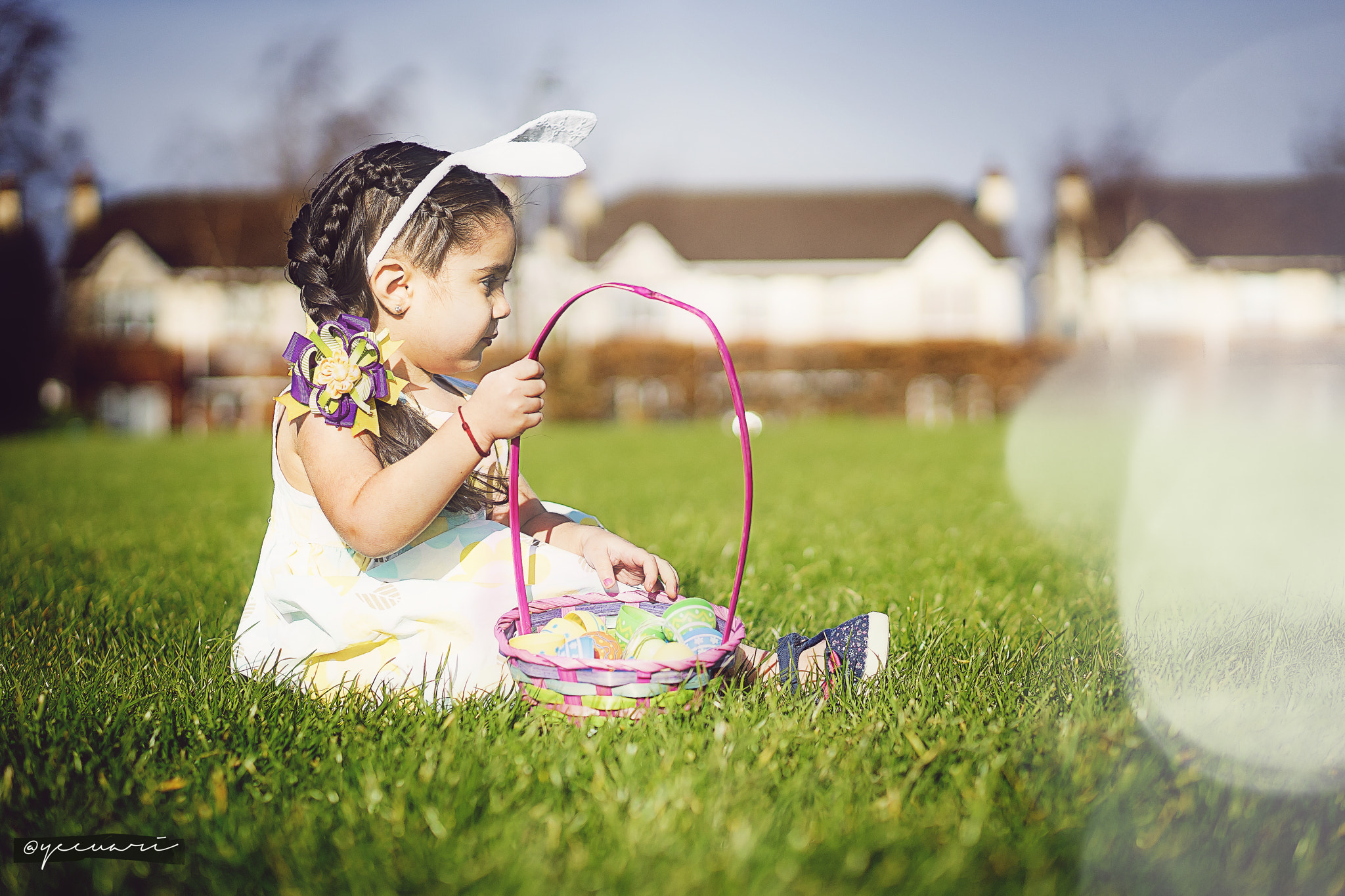 Sony a7 + E 50mm F1.8 OSS sample photo. My easter bunny photography