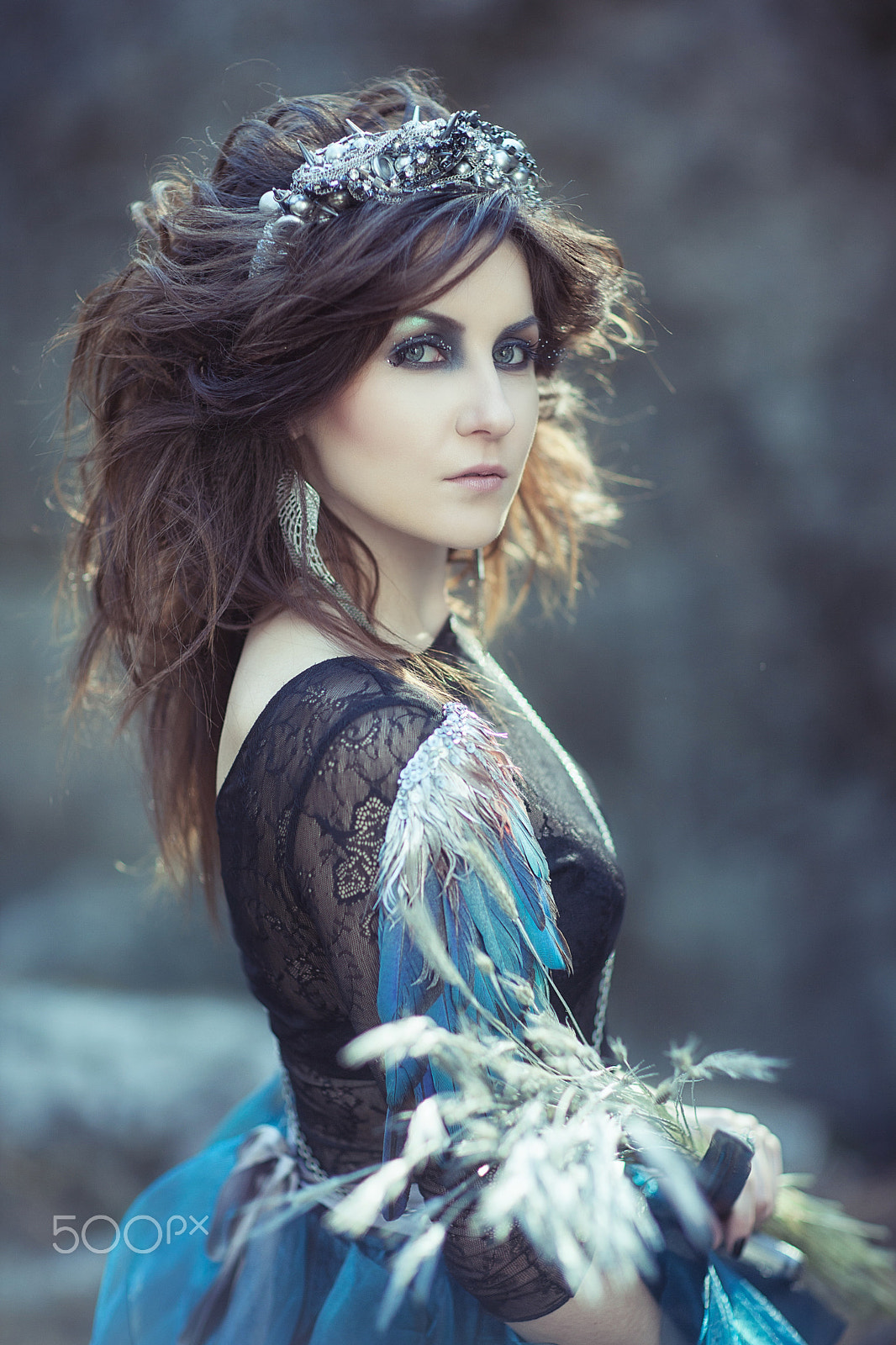 Canon EF 85mm F1.2 sample photo. Forest woman photography